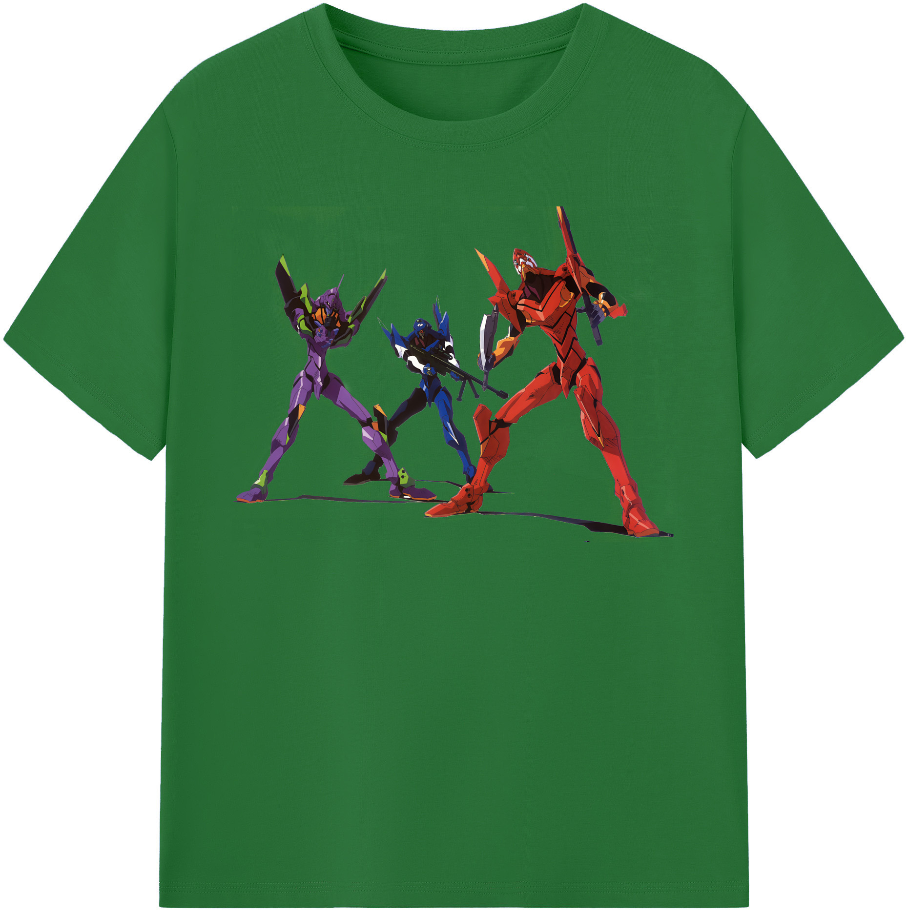 （画像用） EVA 新世紀エヴァンゲリオン 綿100％半袖Tシャツ（フロントプリント）