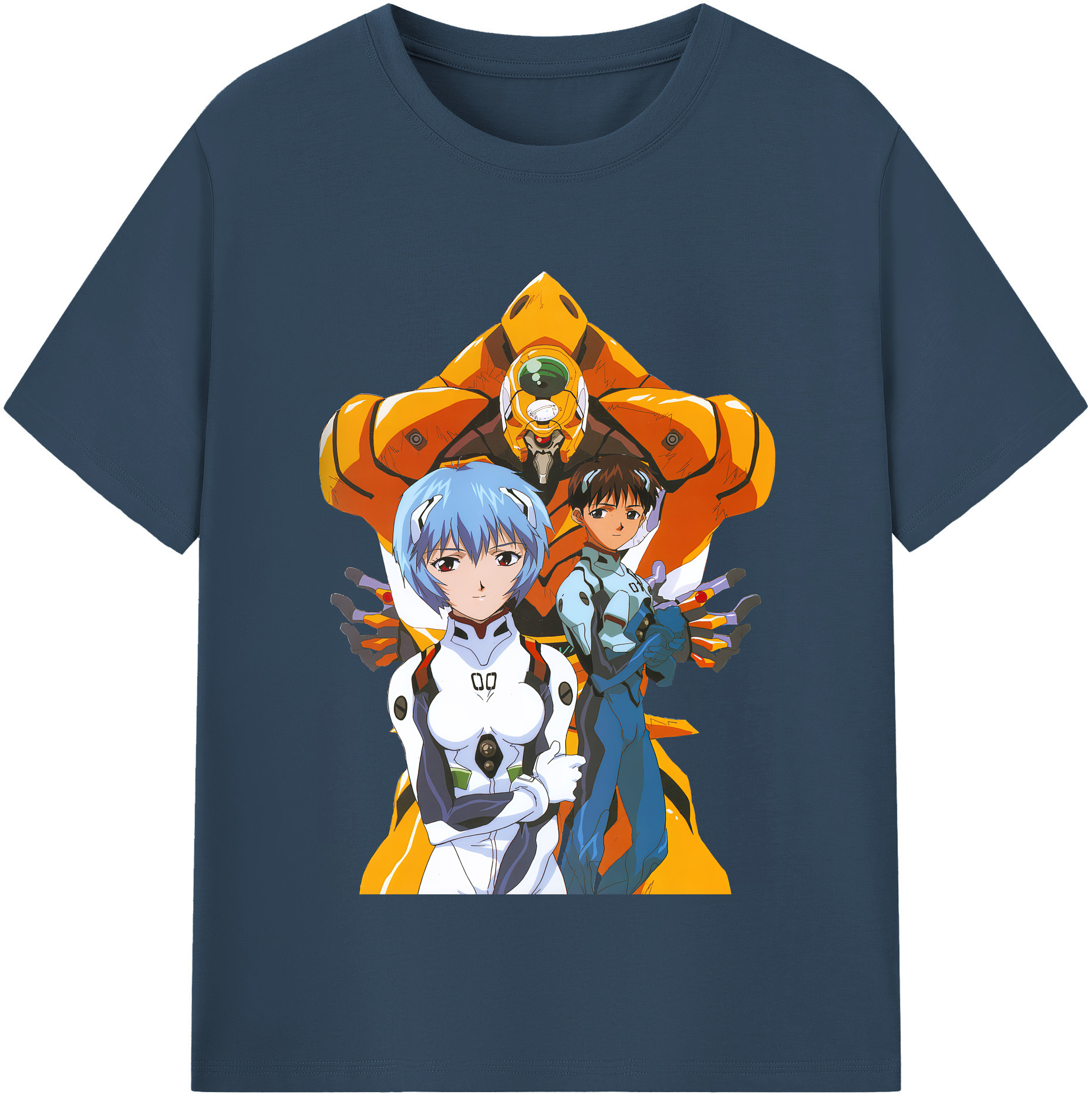 （画像用） EVA 新世紀エヴァンゲリオン 綿100％半袖Tシャツ（フロントプリント）