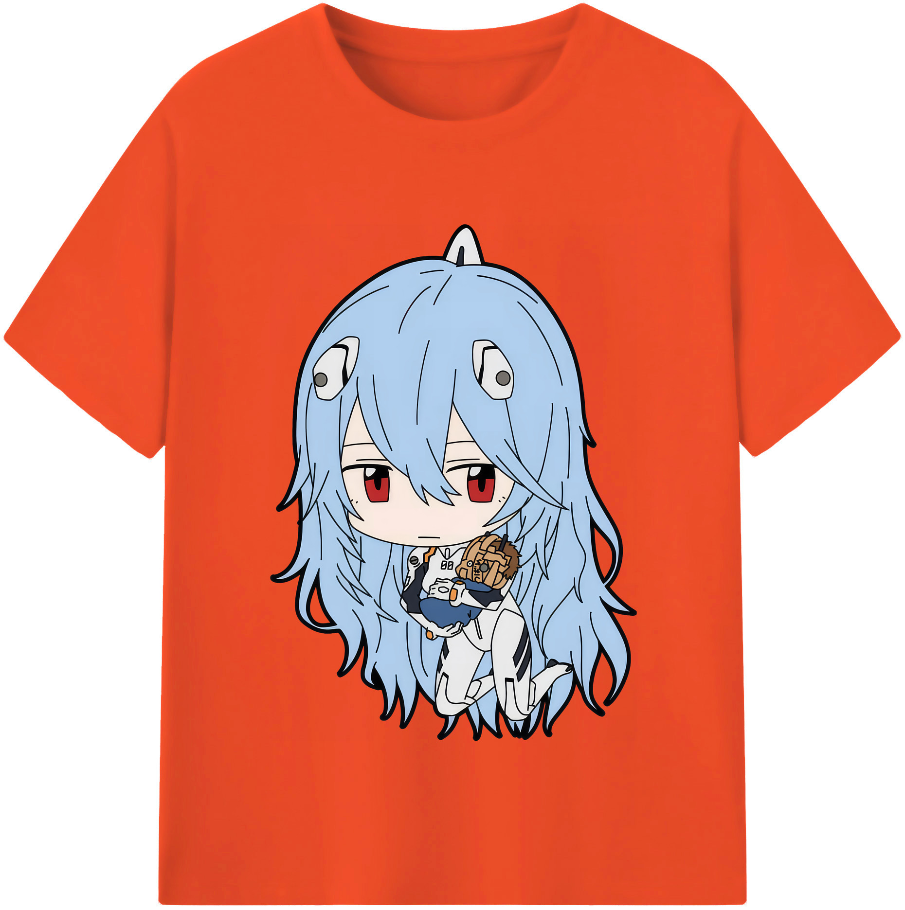 （画像用） EVA 新世紀エヴァンゲリオン 綿100％半袖Tシャツ（フロントプリント）