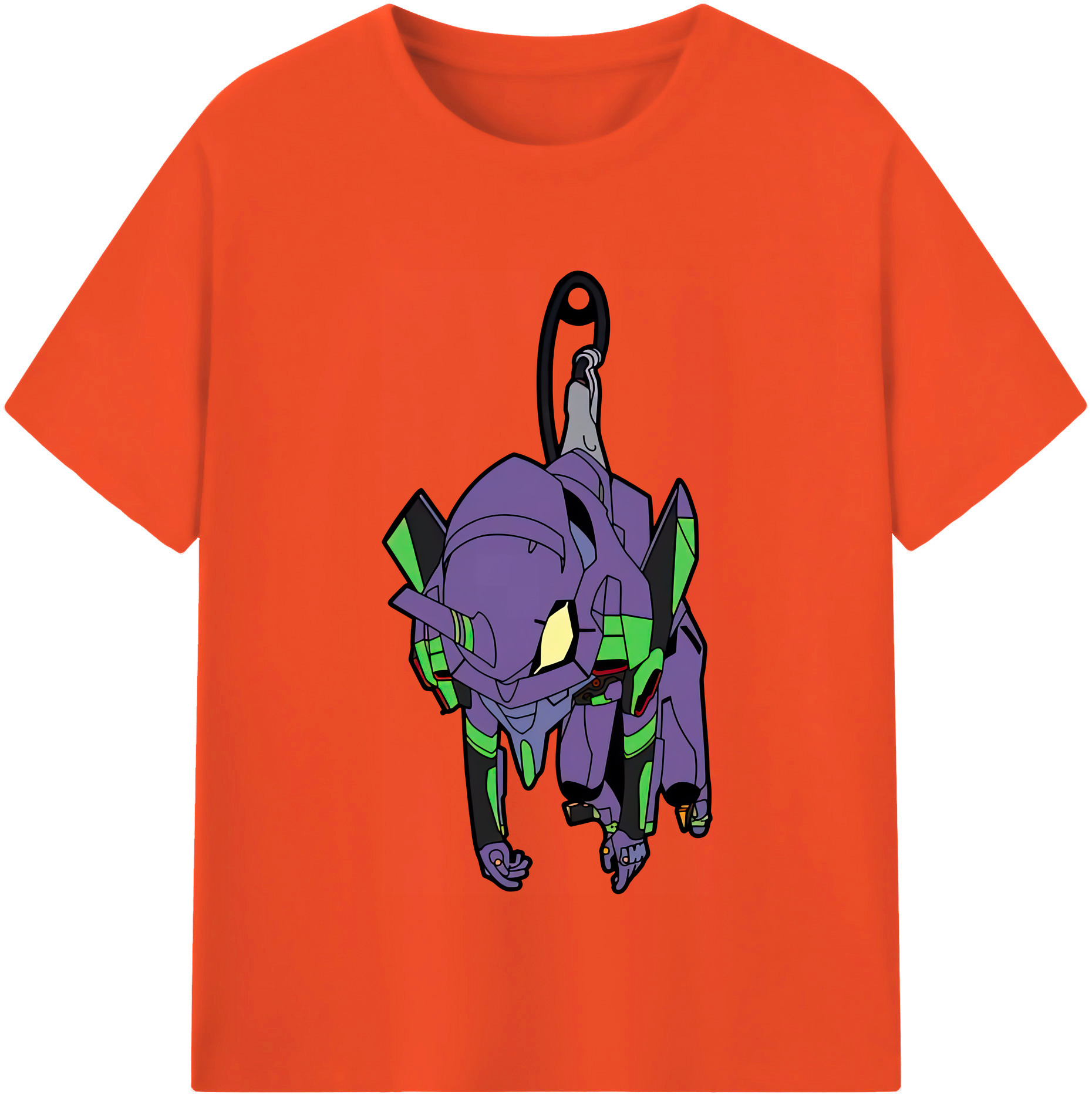 （画像用） EVA 新世紀エヴァンゲリオン 綿100％半袖Tシャツ（フロントプリント）