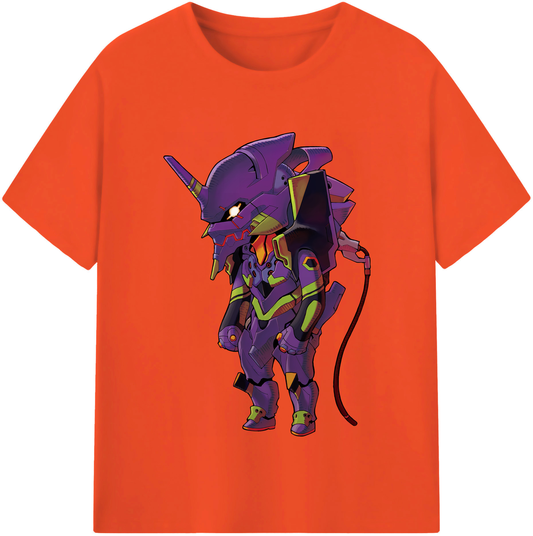（画像用） EVA 新世紀エヴァンゲリオン 綿100％半袖Tシャツ（フロントプリント）