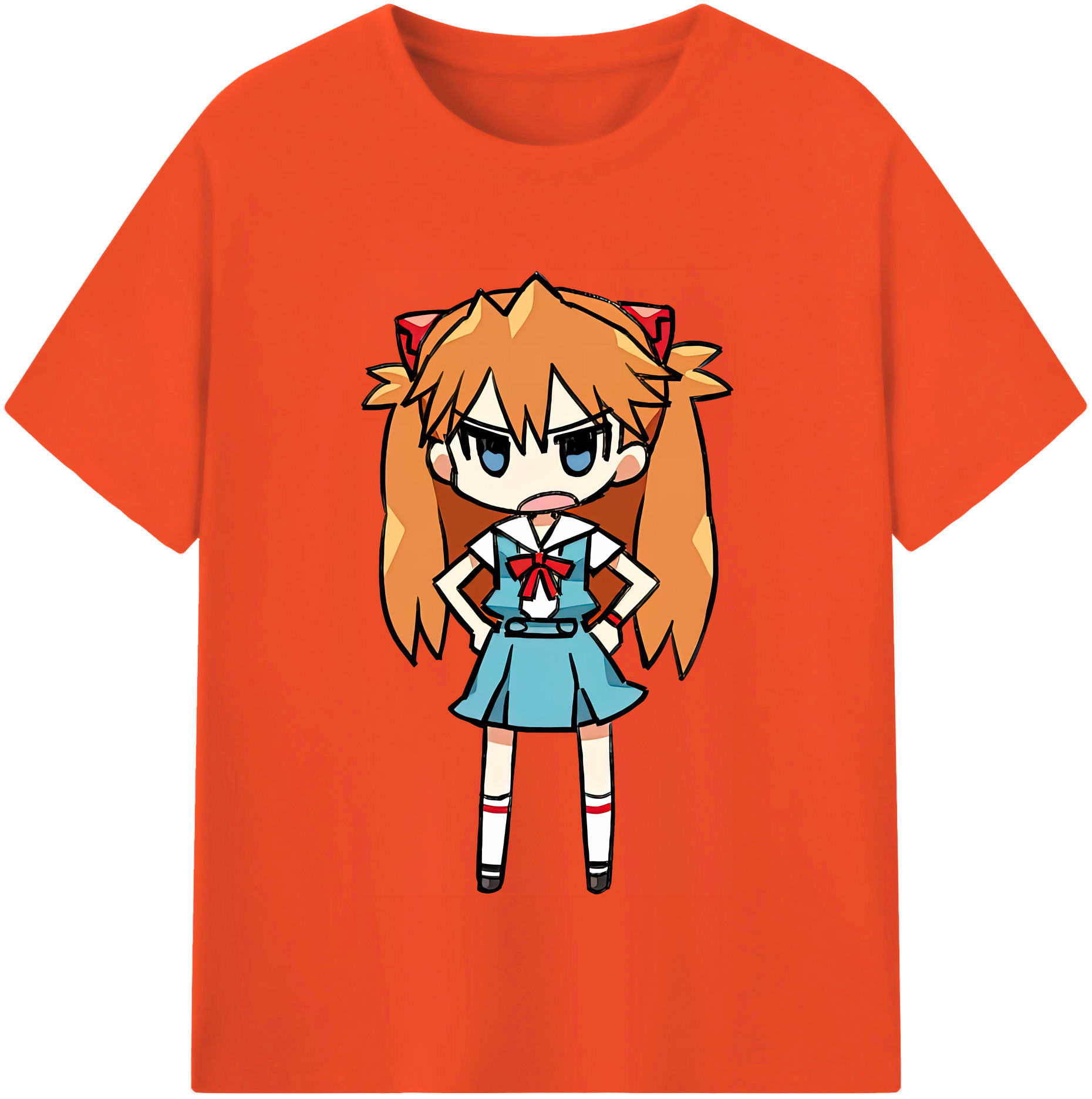 （画像用） EVA 新世紀エヴァンゲリオン 綿100％半袖Tシャツ（フロントプリント）
