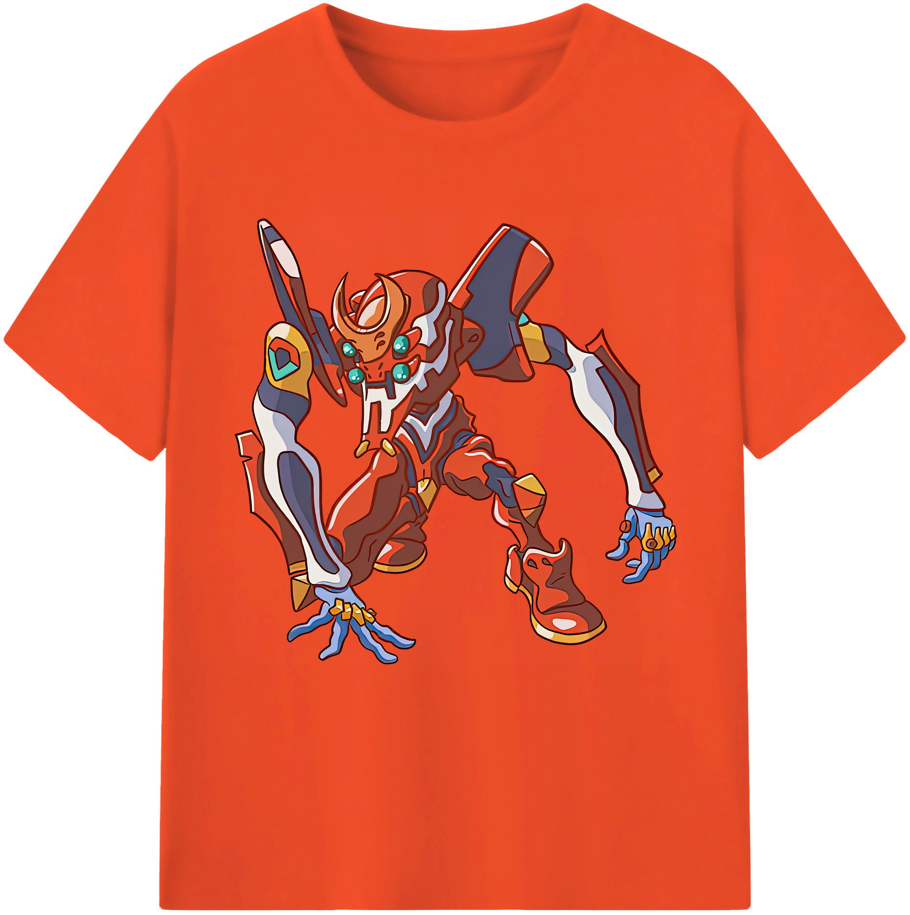 （画像用） EVA 新世紀エヴァンゲリオン 綿100％半袖Tシャツ（フロントプリント）