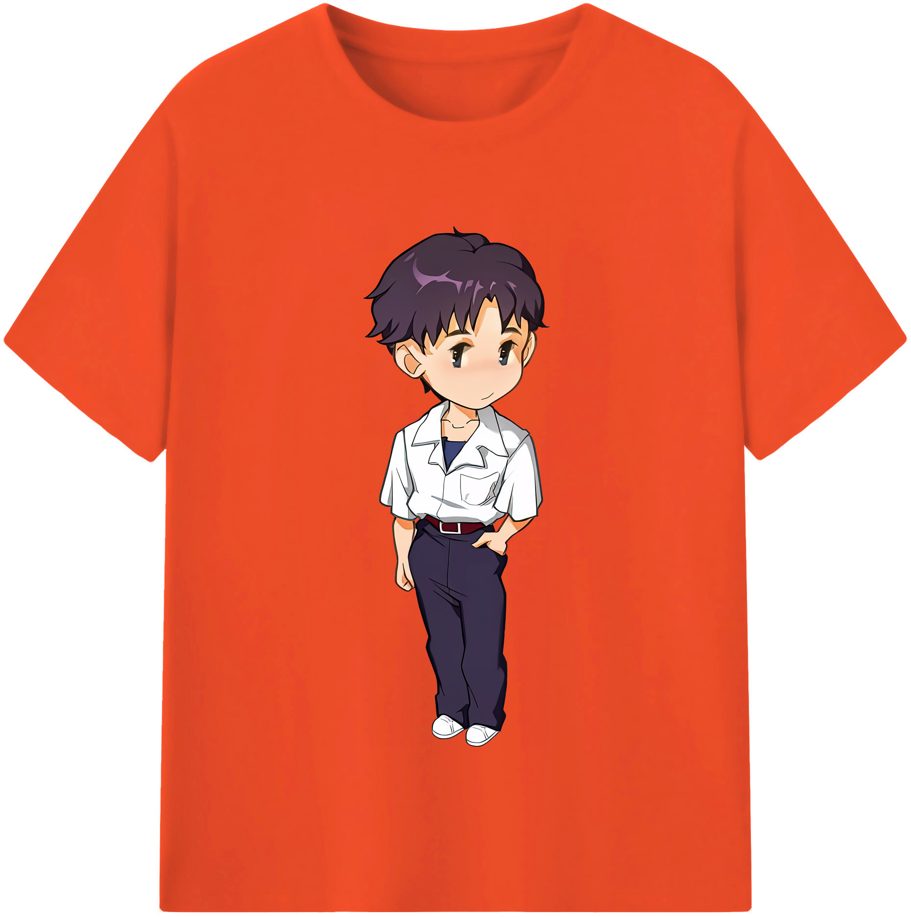 （画像用） EVA 新世紀エヴァンゲリオン 綿100％半袖Tシャツ（フロントプリント）