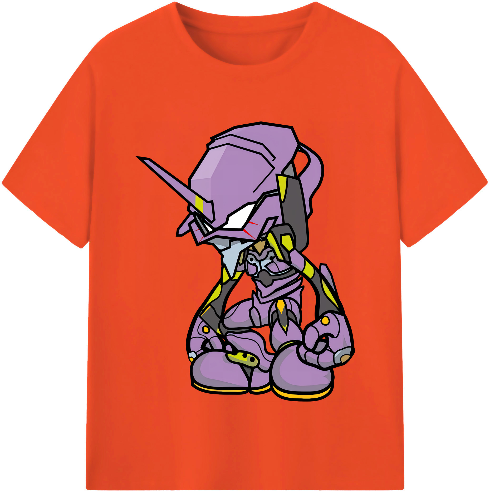 （画像用） EVA 新世紀エヴァンゲリオン 綿100％半袖Tシャツ（フロントプリント）