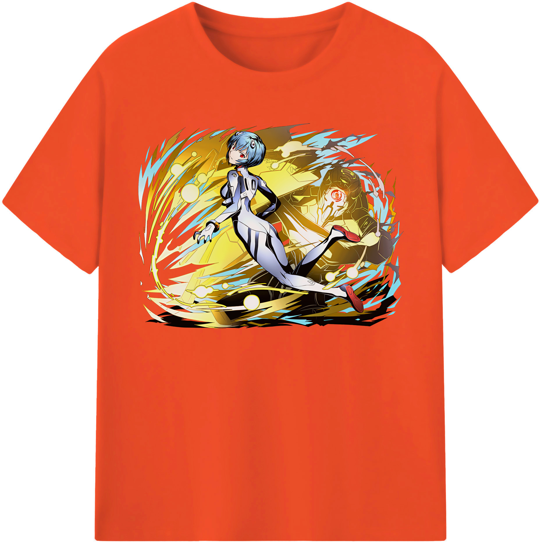 （画像用） EVA 新世紀エヴァンゲリオン 綿100％半袖Tシャツ（フロントプリント）