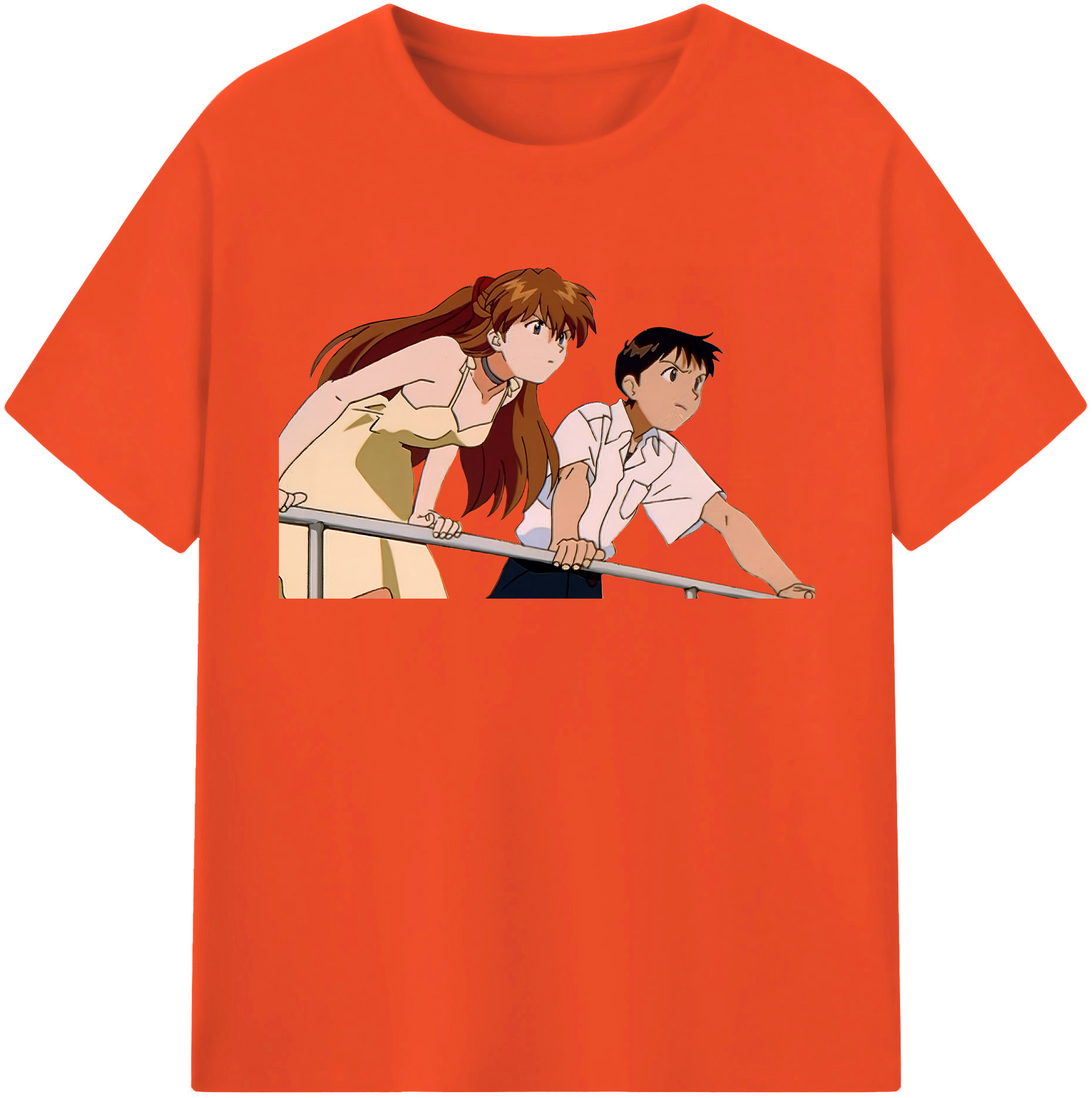 （画像用） EVA 新世紀エヴァンゲリオン 綿100％半袖Tシャツ（フロントプリント）