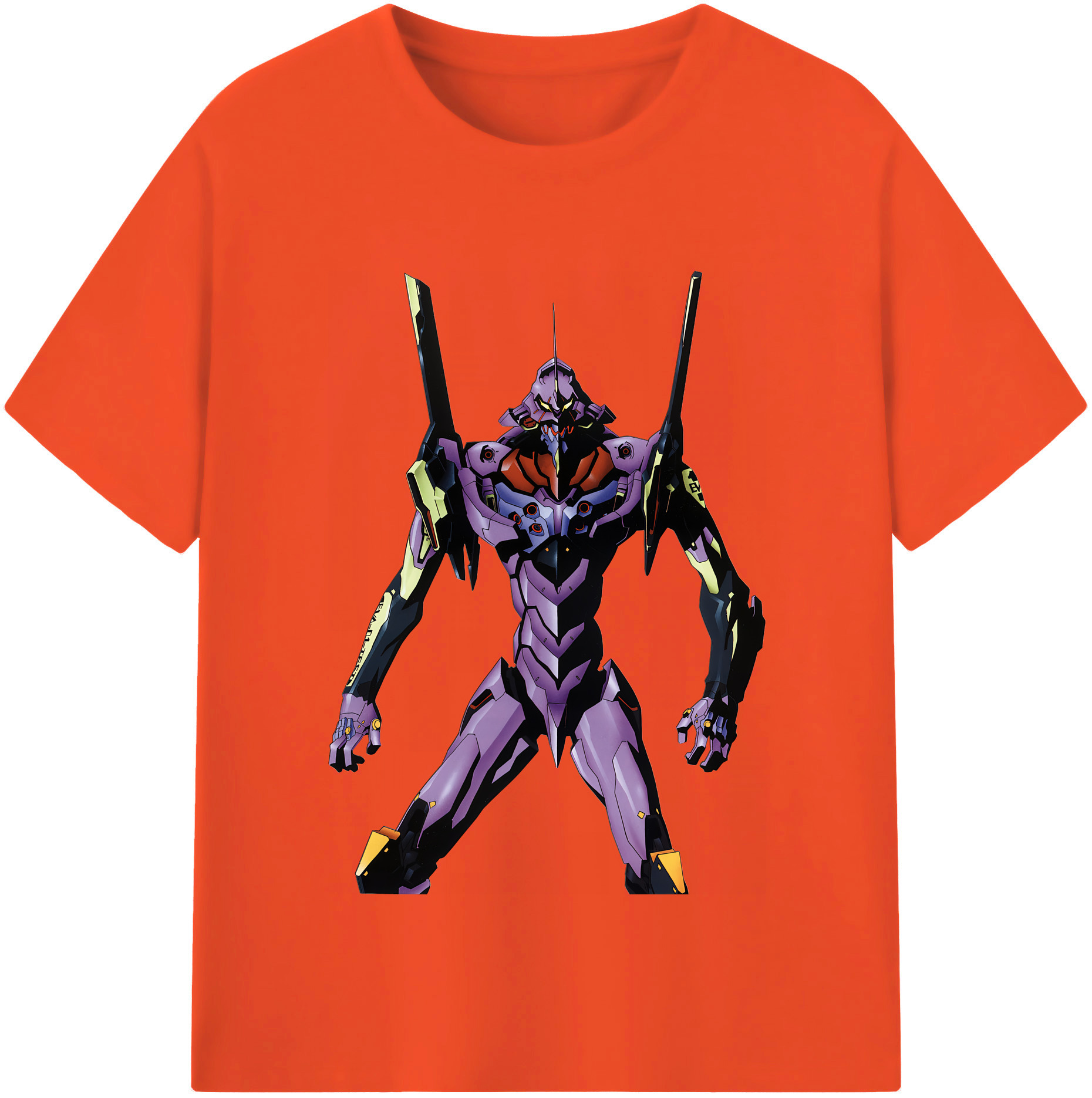 （画像用） EVA 新世紀エヴァンゲリオン 綿100％半袖Tシャツ（フロントプリント）
