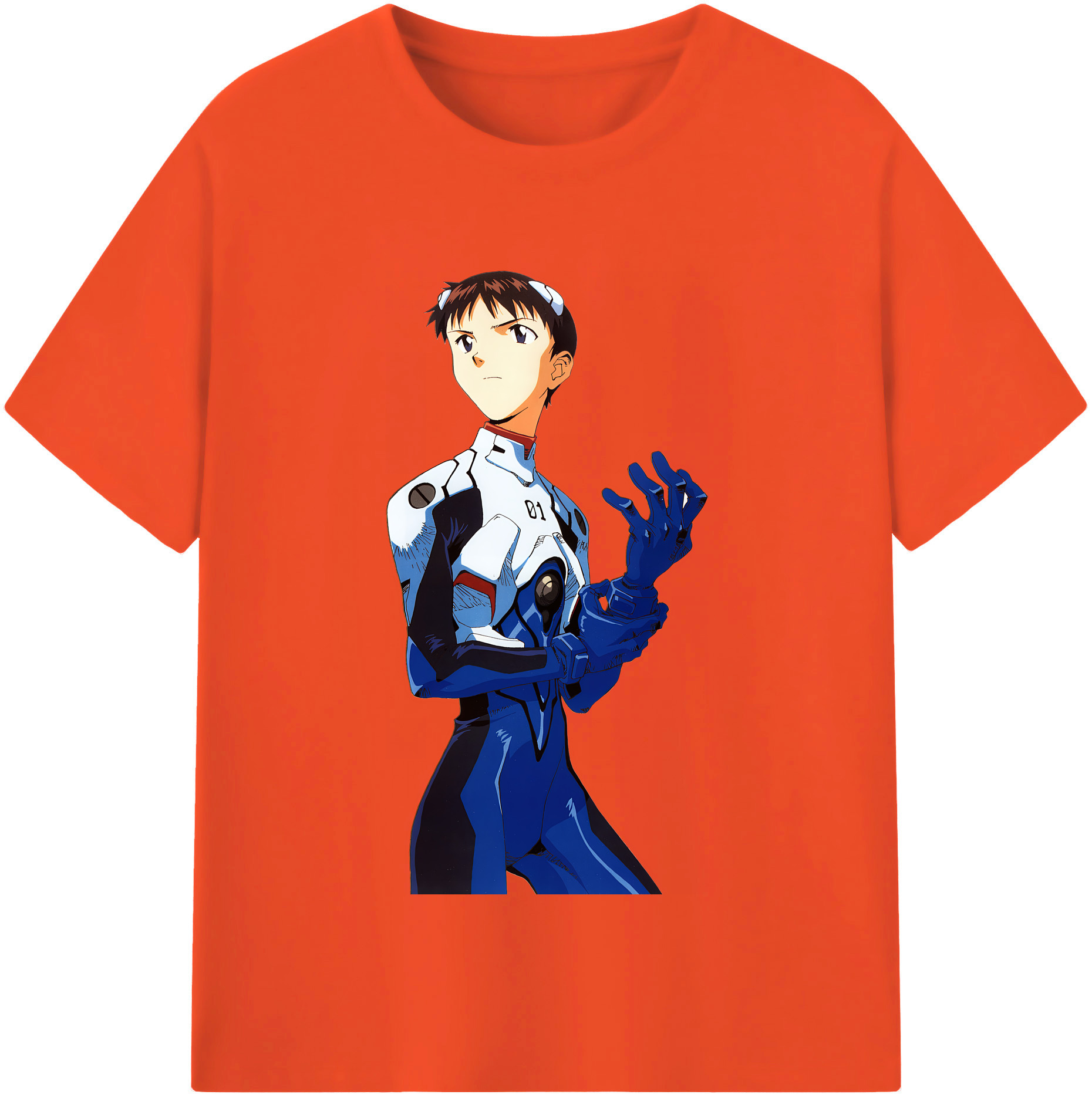 （画像用） EVA 新世紀エヴァンゲリオン 綿100％半袖Tシャツ（フロントプリント）