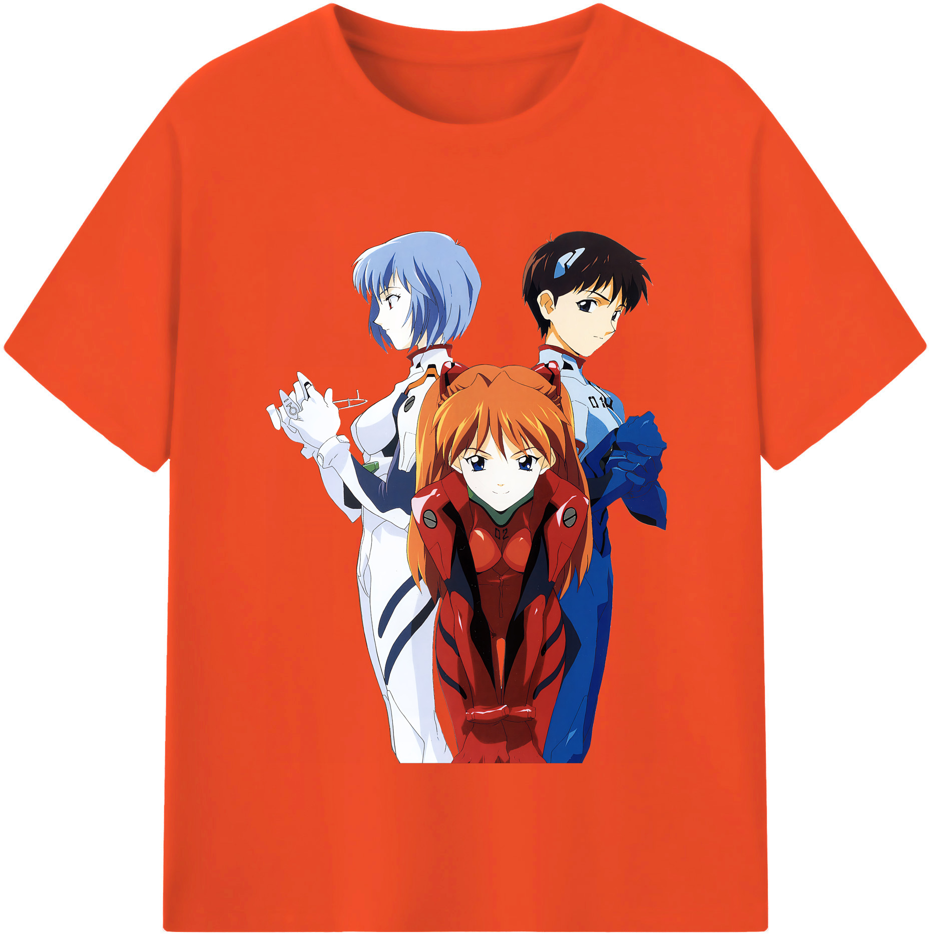 （画像用） EVA 新世紀エヴァンゲリオン 綿100％半袖Tシャツ（フロントプリント）