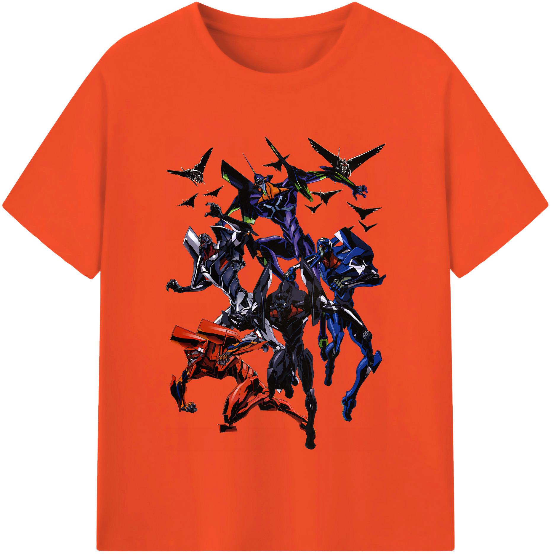 （画像用） EVA 新世紀エヴァンゲリオン 綿100％半袖Tシャツ（フロントプリント）