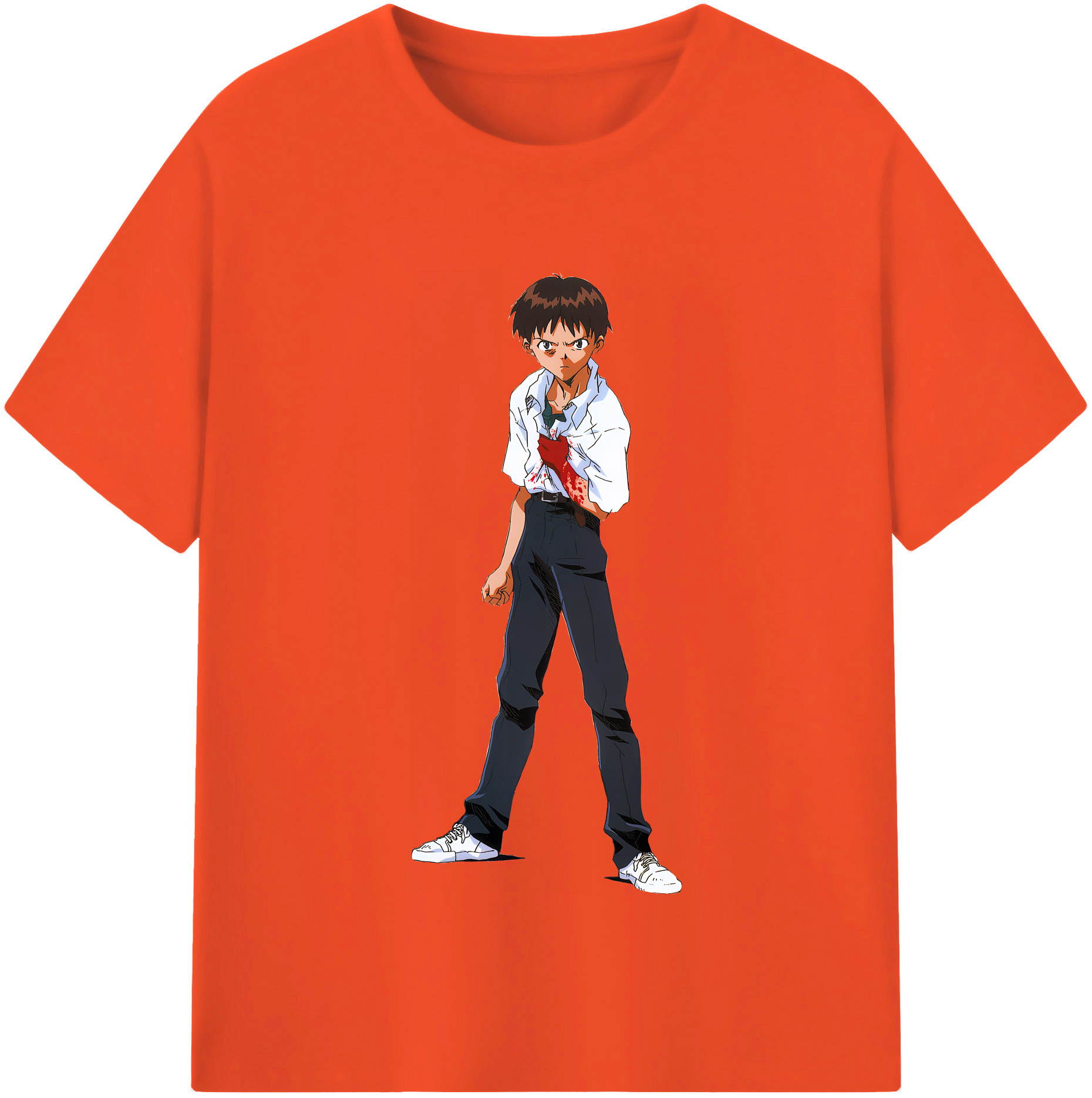 （画像用） EVA 新世紀エヴァンゲリオン 綿100％半袖Tシャツ（フロントプリント）