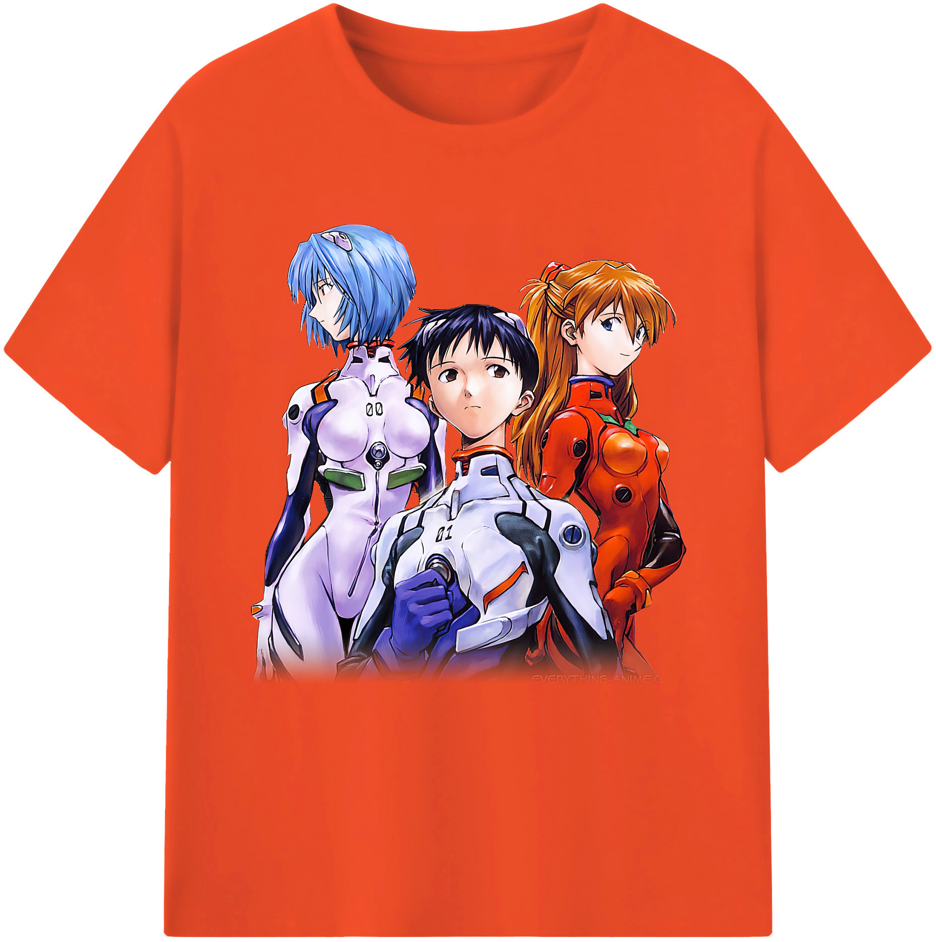 （画像用） EVA 新世紀エヴァンゲリオン 綿100％半袖Tシャツ（フロントプリント）