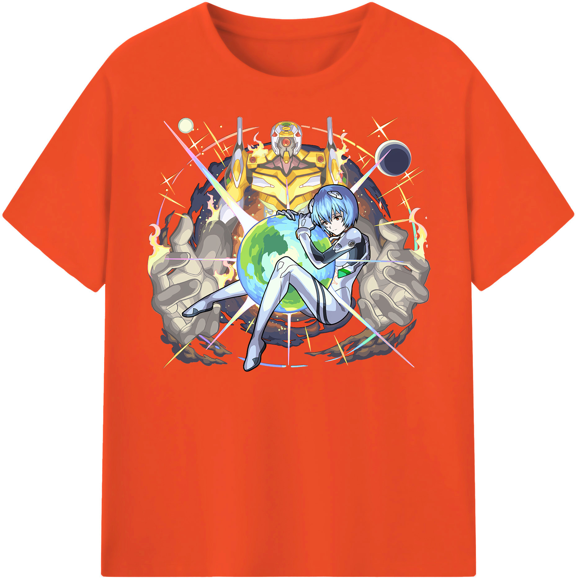（画像用） EVA 新世紀エヴァンゲリオン 綿100％半袖Tシャツ（フロントプリント）