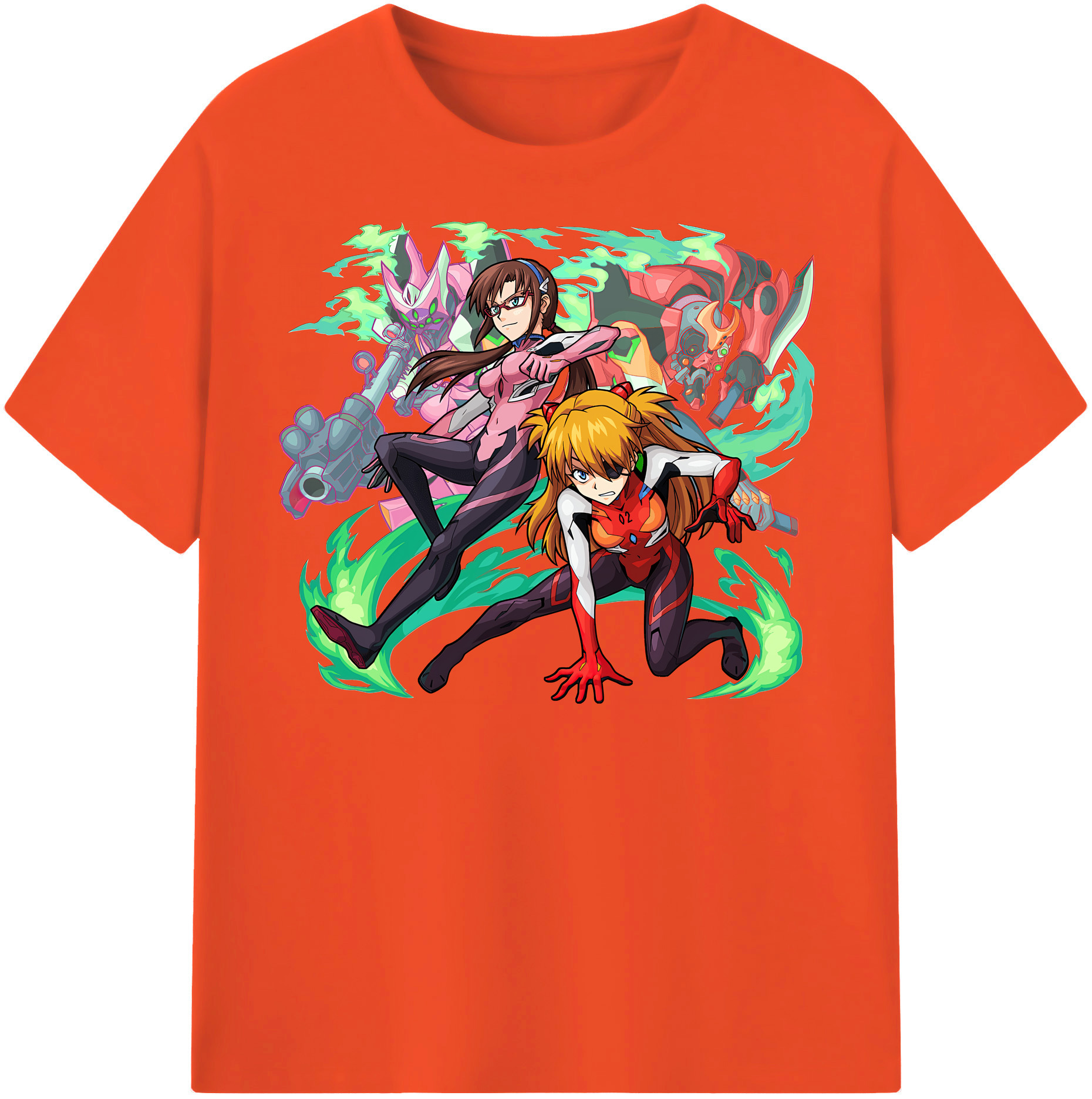 （画像用） EVA 新世紀エヴァンゲリオン 綿100％半袖Tシャツ（フロントプリント）