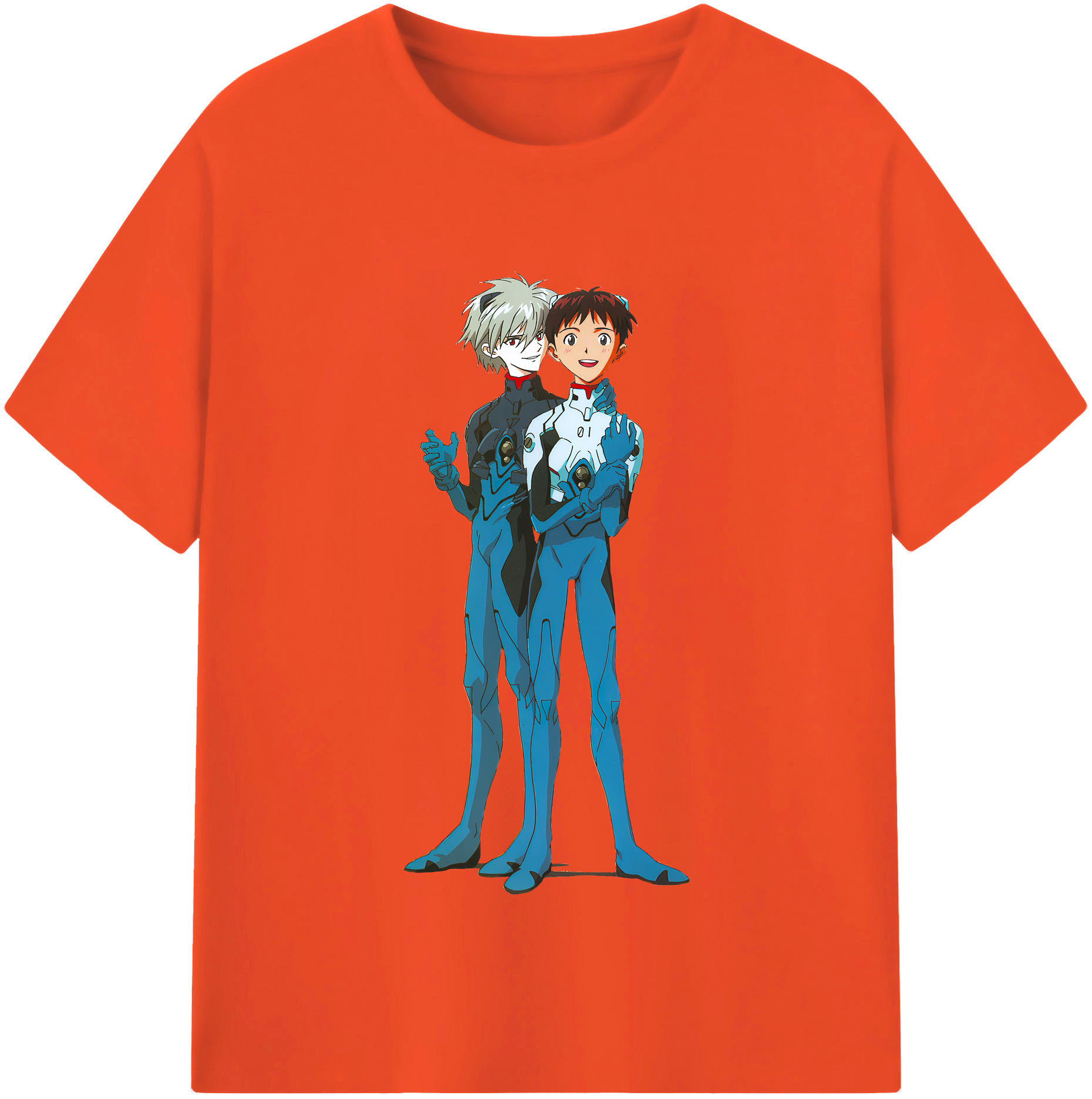 （画像用） EVA 新世紀エヴァンゲリオン 綿100％半袖Tシャツ（フロントプリント）