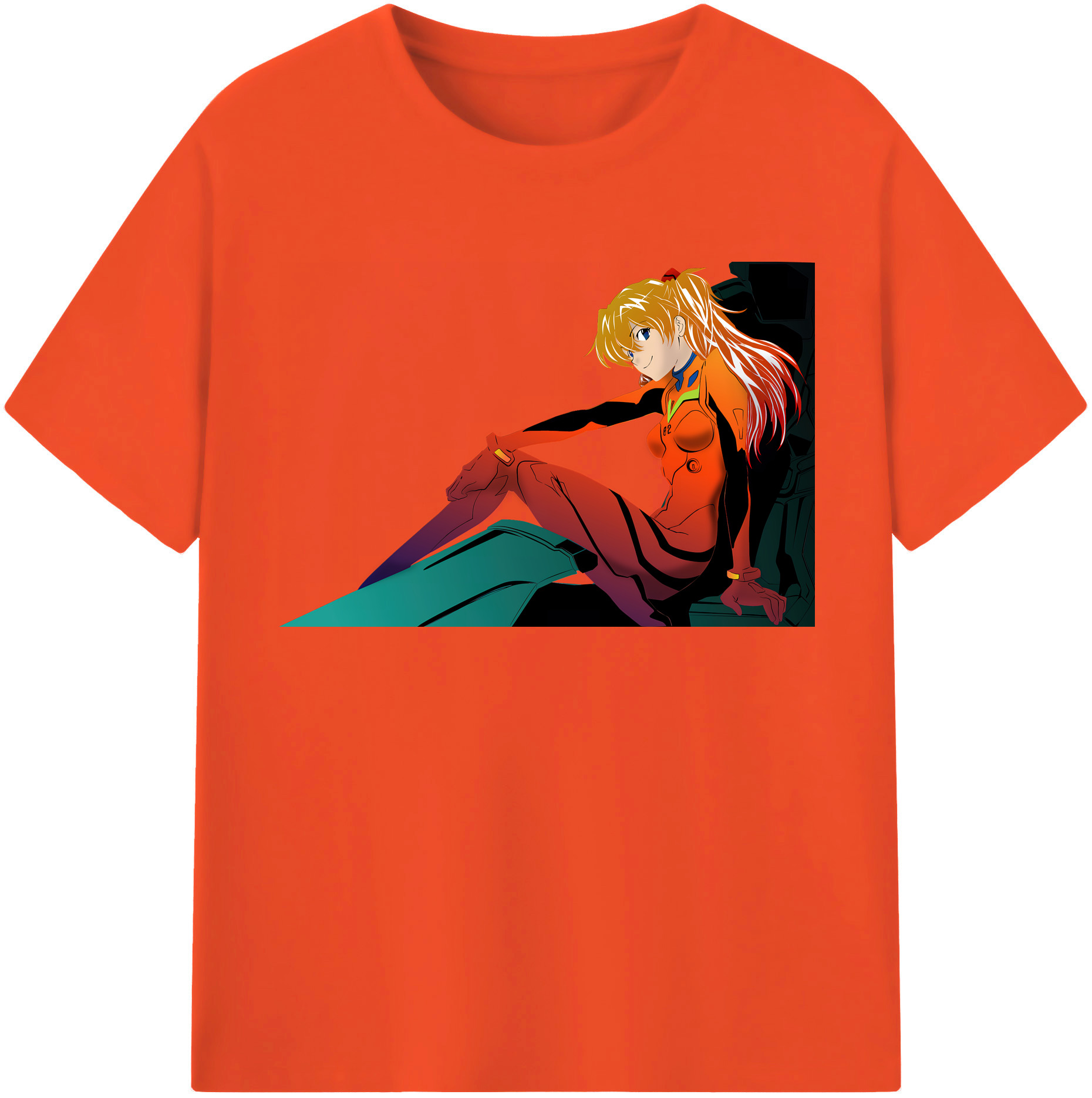 （画像用） EVA 新世紀エヴァンゲリオン 綿100％半袖Tシャツ（フロントプリント）
