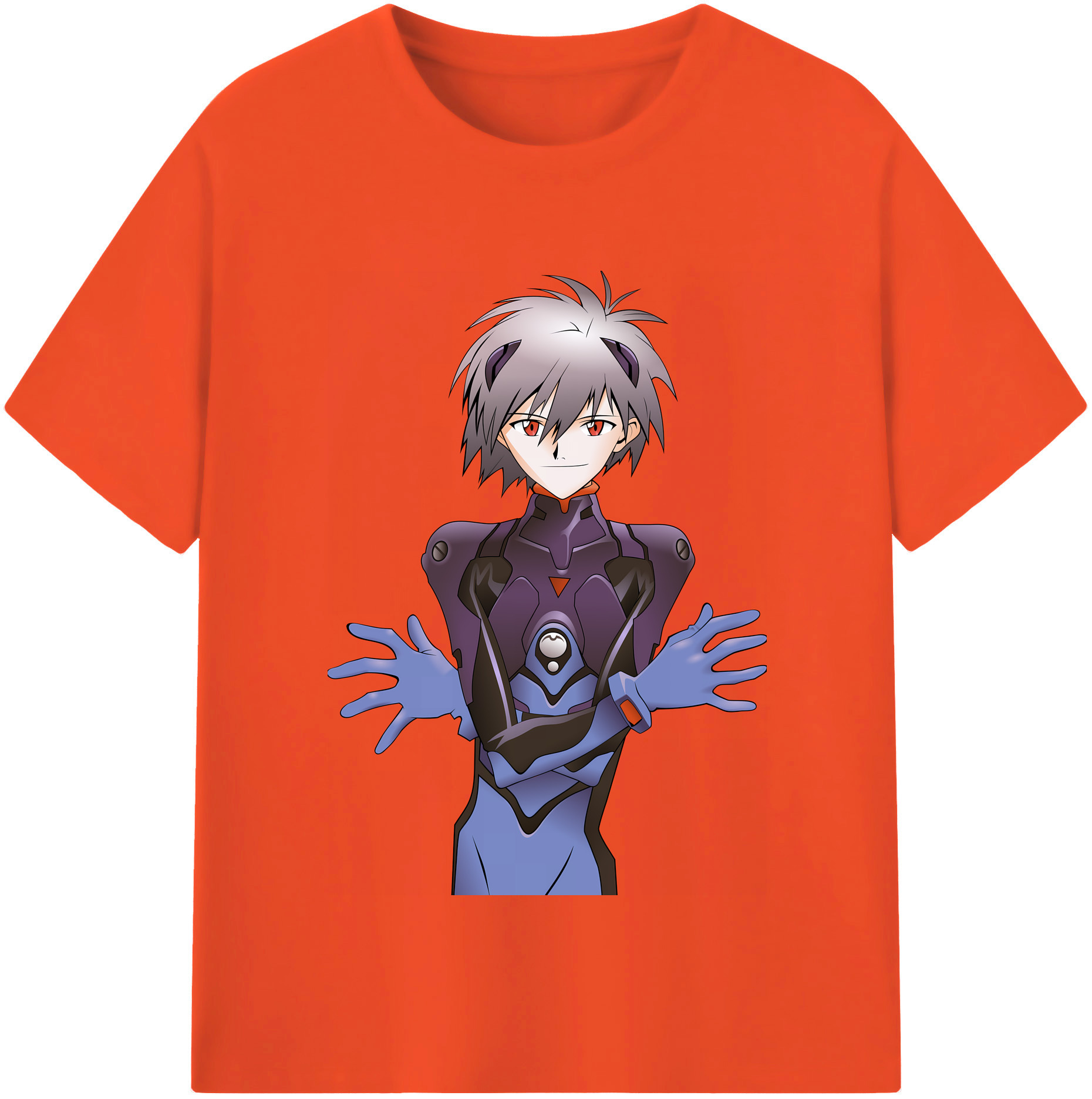 （画像用） EVA 新世紀エヴァンゲリオン 綿100％半袖Tシャツ（フロントプリント）