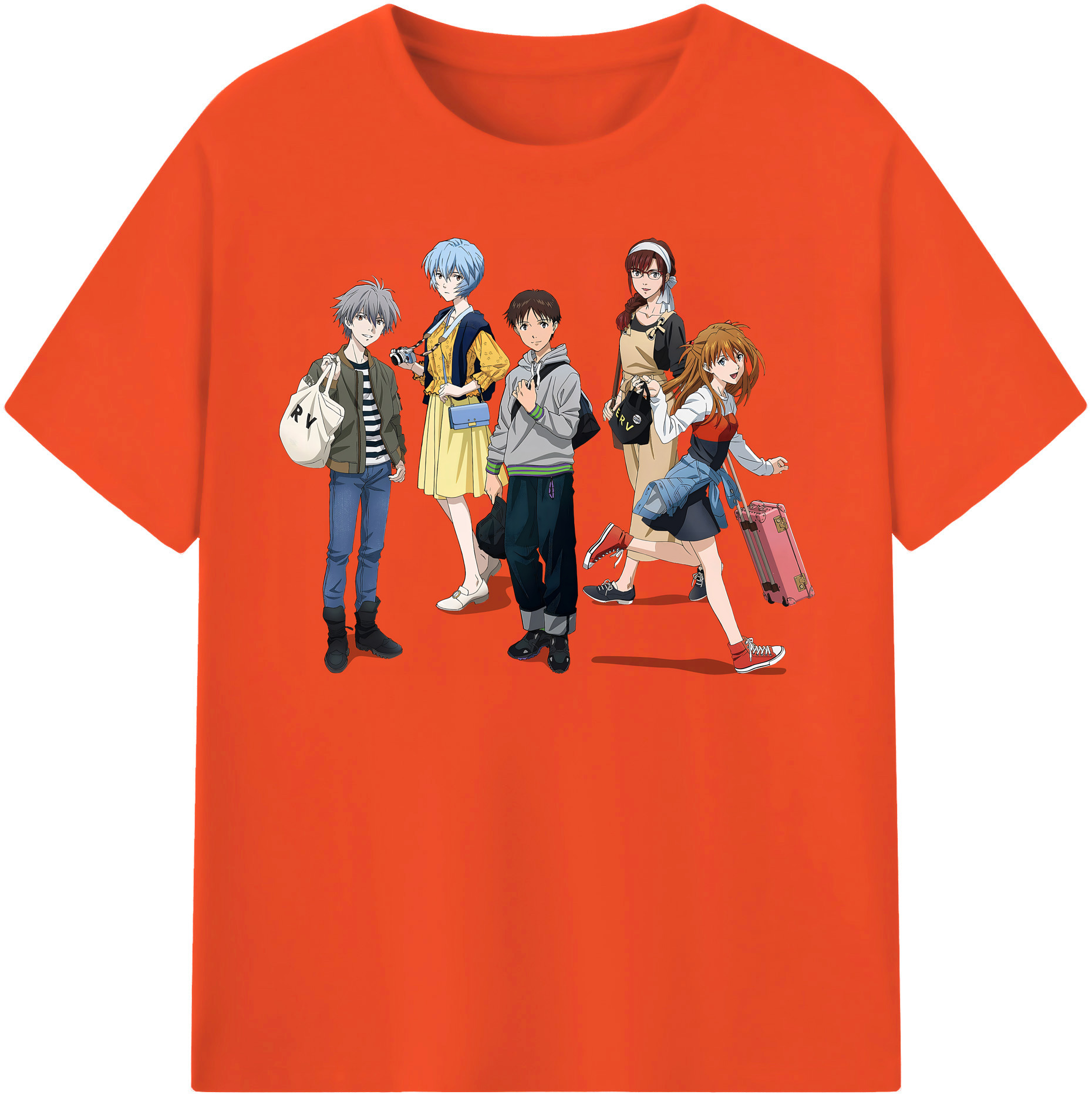 （画像用） EVA 新世紀エヴァンゲリオン 綿100％半袖Tシャツ（フロントプリント）