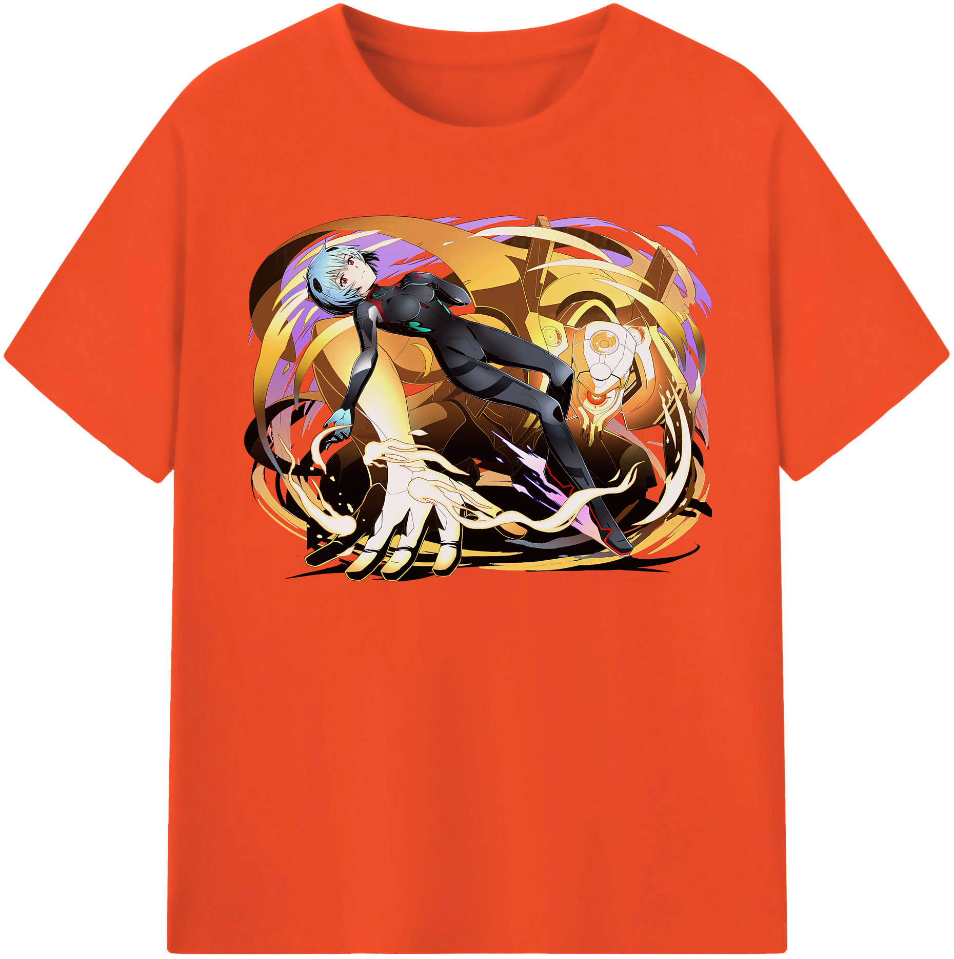 （画像用） EVA 新世紀エヴァンゲリオン 綿100％半袖Tシャツ（フロントプリント）