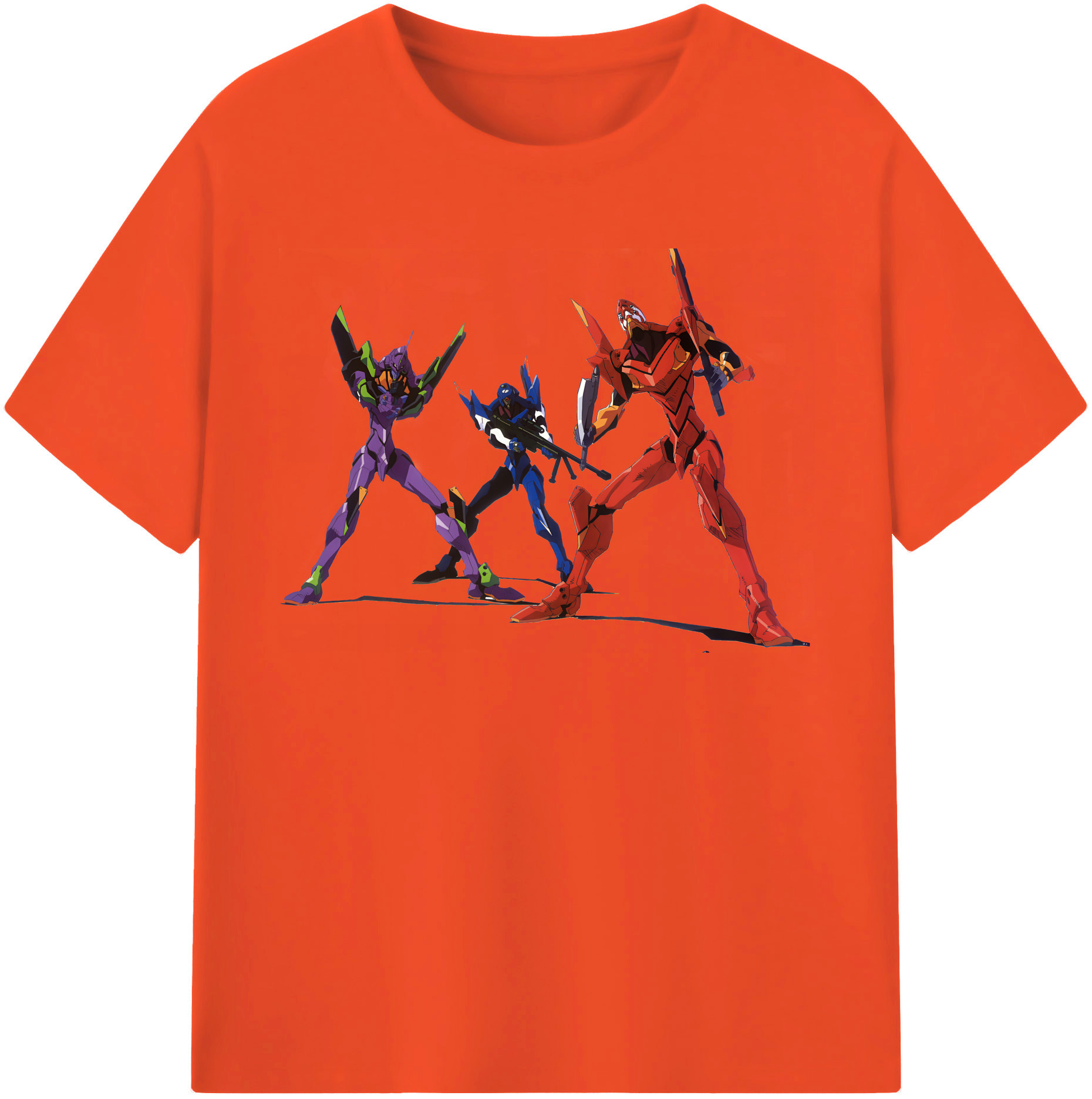 （画像用） EVA 新世紀エヴァンゲリオン 綿100％半袖Tシャツ（フロントプリント）