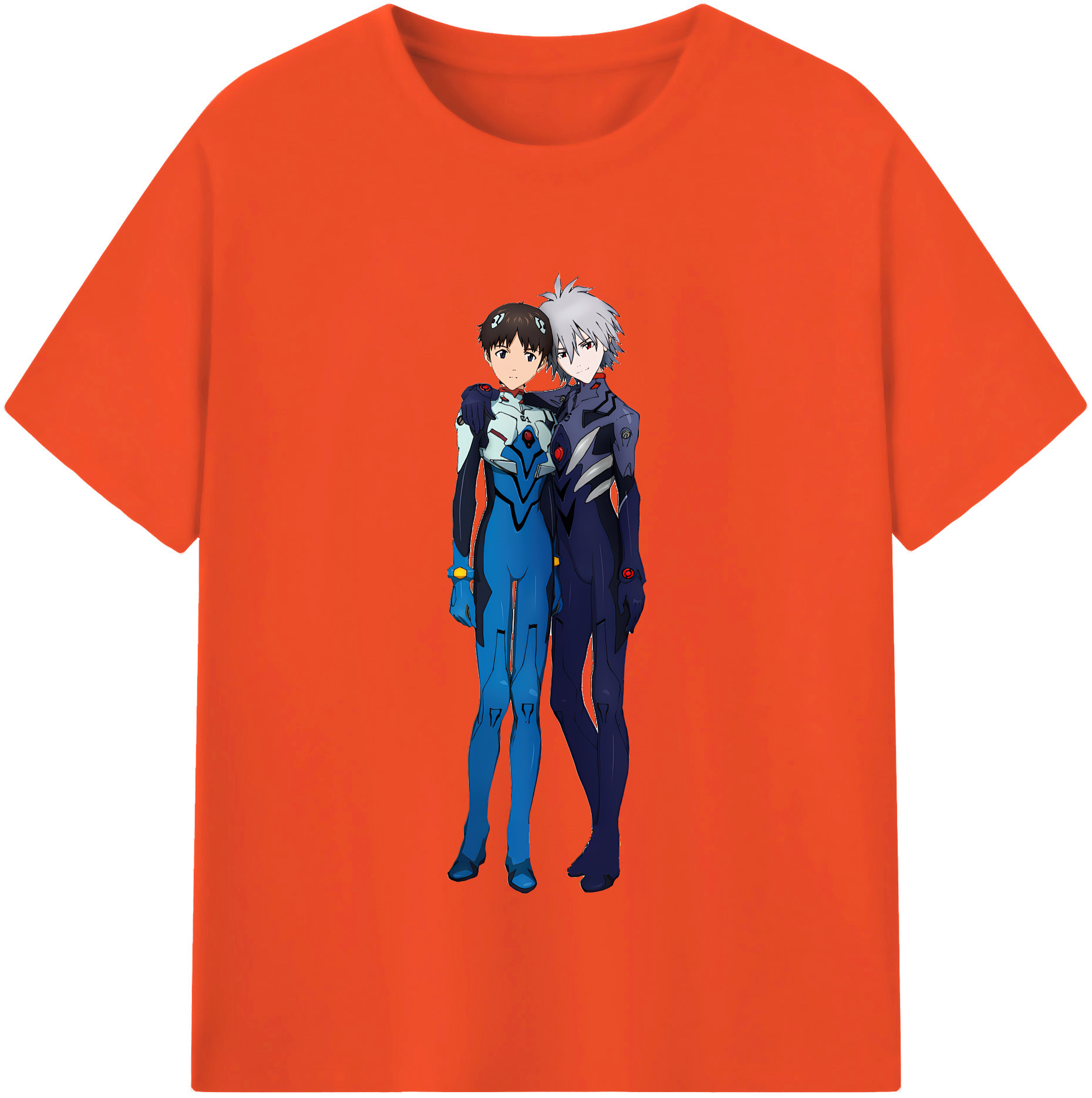 （画像用） EVA 新世紀エヴァンゲリオン 綿100％半袖Tシャツ（フロントプリント）