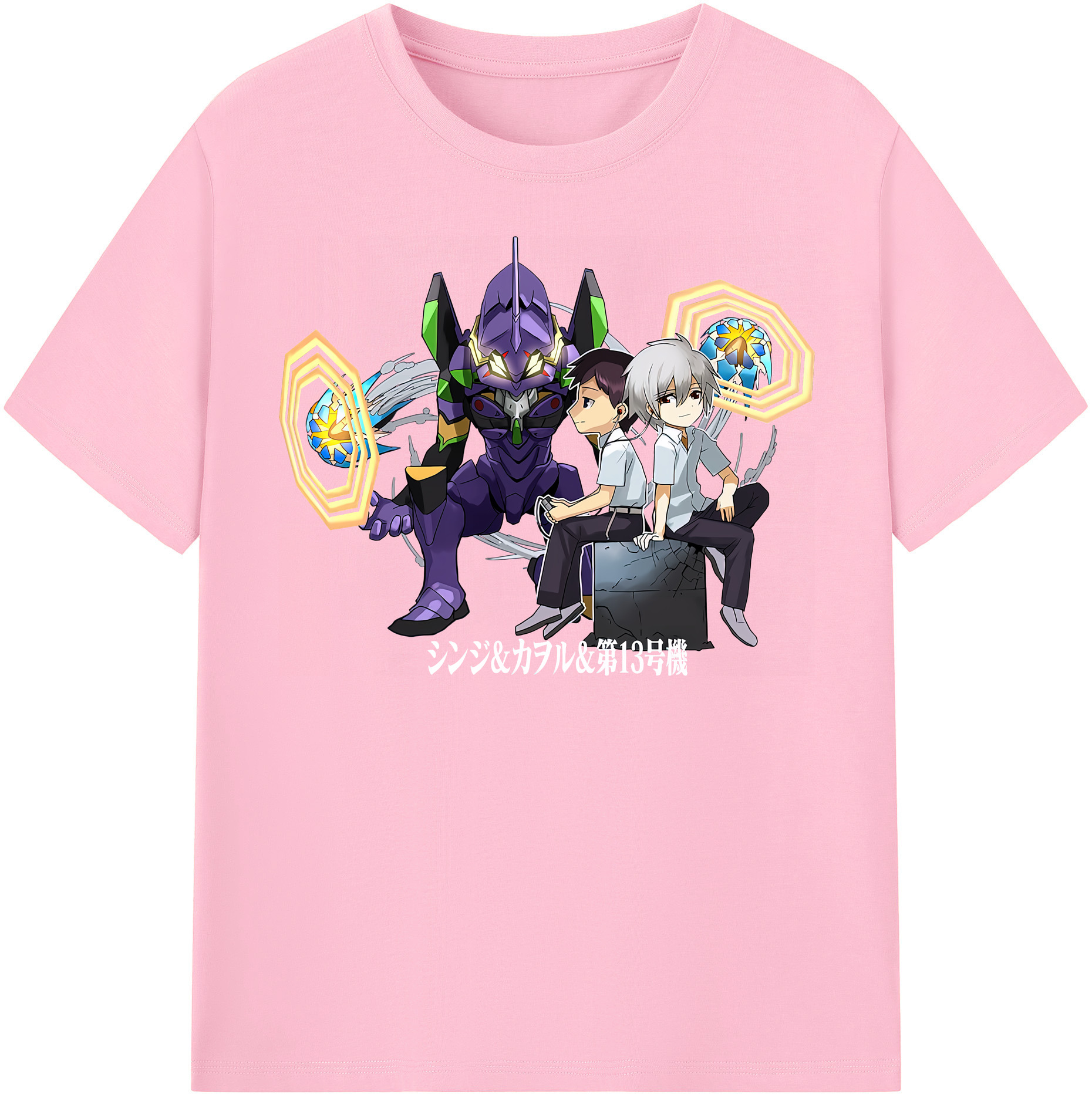 （画像用） EVA 新世紀エヴァンゲリオン 綿100％半袖Tシャツ（フロントプリント）