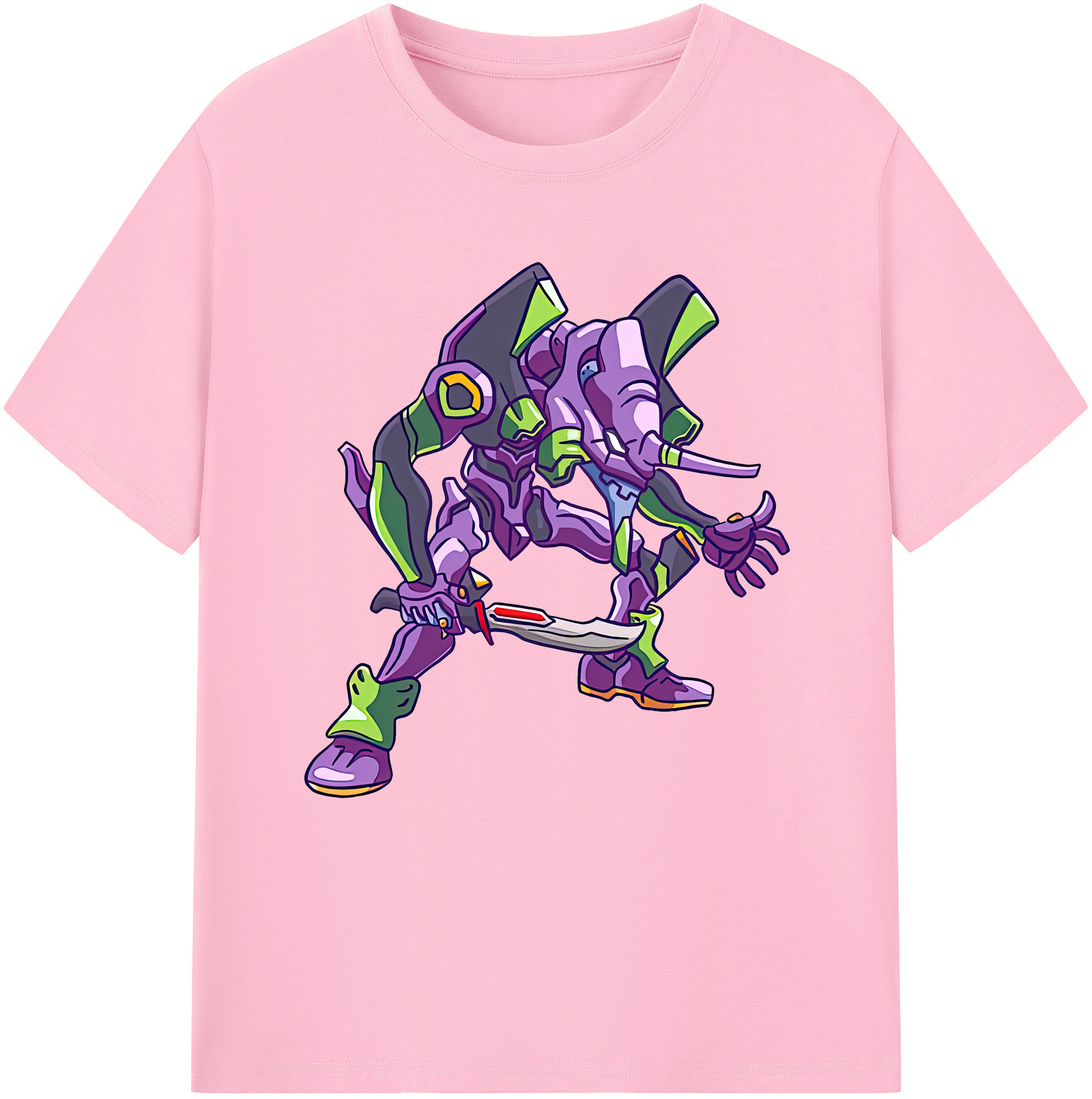 （画像用） EVA 新世紀エヴァンゲリオン 綿100％半袖Tシャツ（フロントプリント）