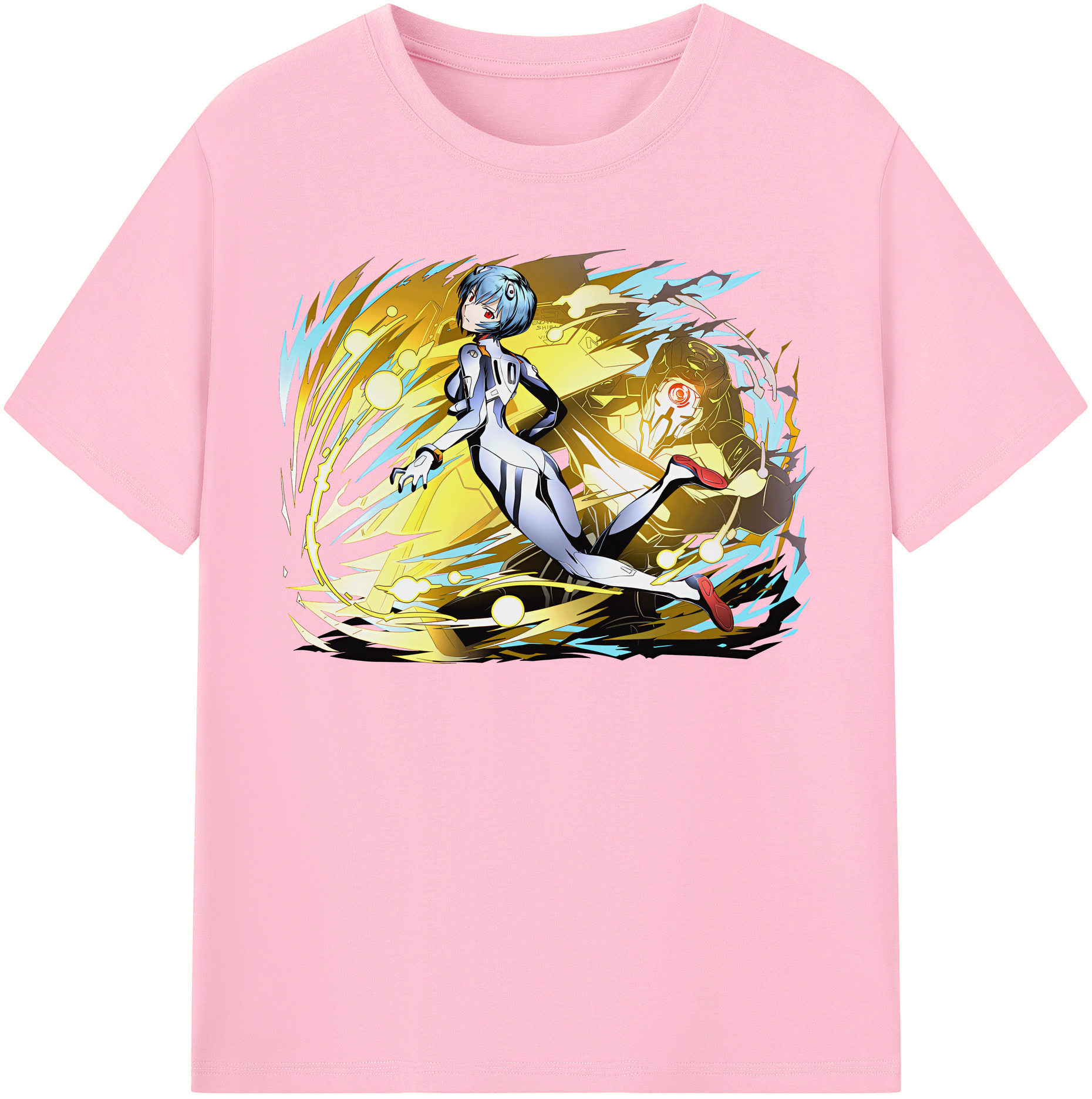 （画像用） EVA 新世紀エヴァンゲリオン 綿100％半袖Tシャツ（フロントプリント）