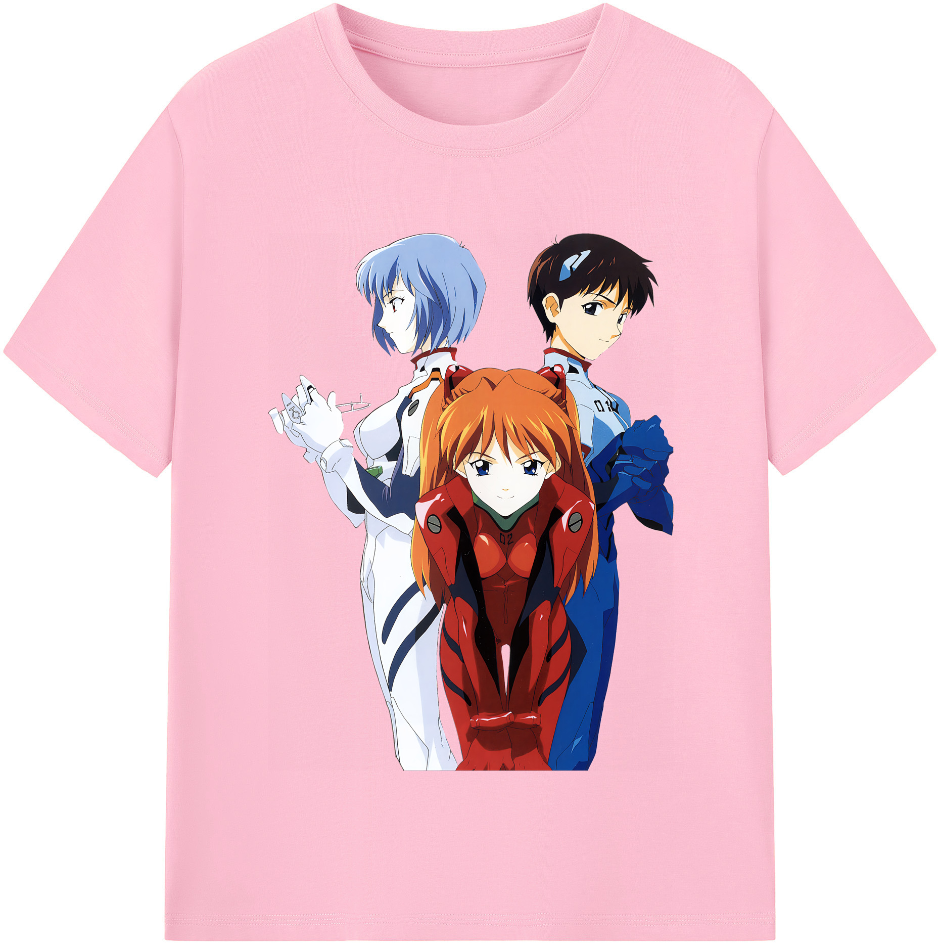 （画像用） EVA 新世紀エヴァンゲリオン 綿100％半袖Tシャツ（フロントプリント）
