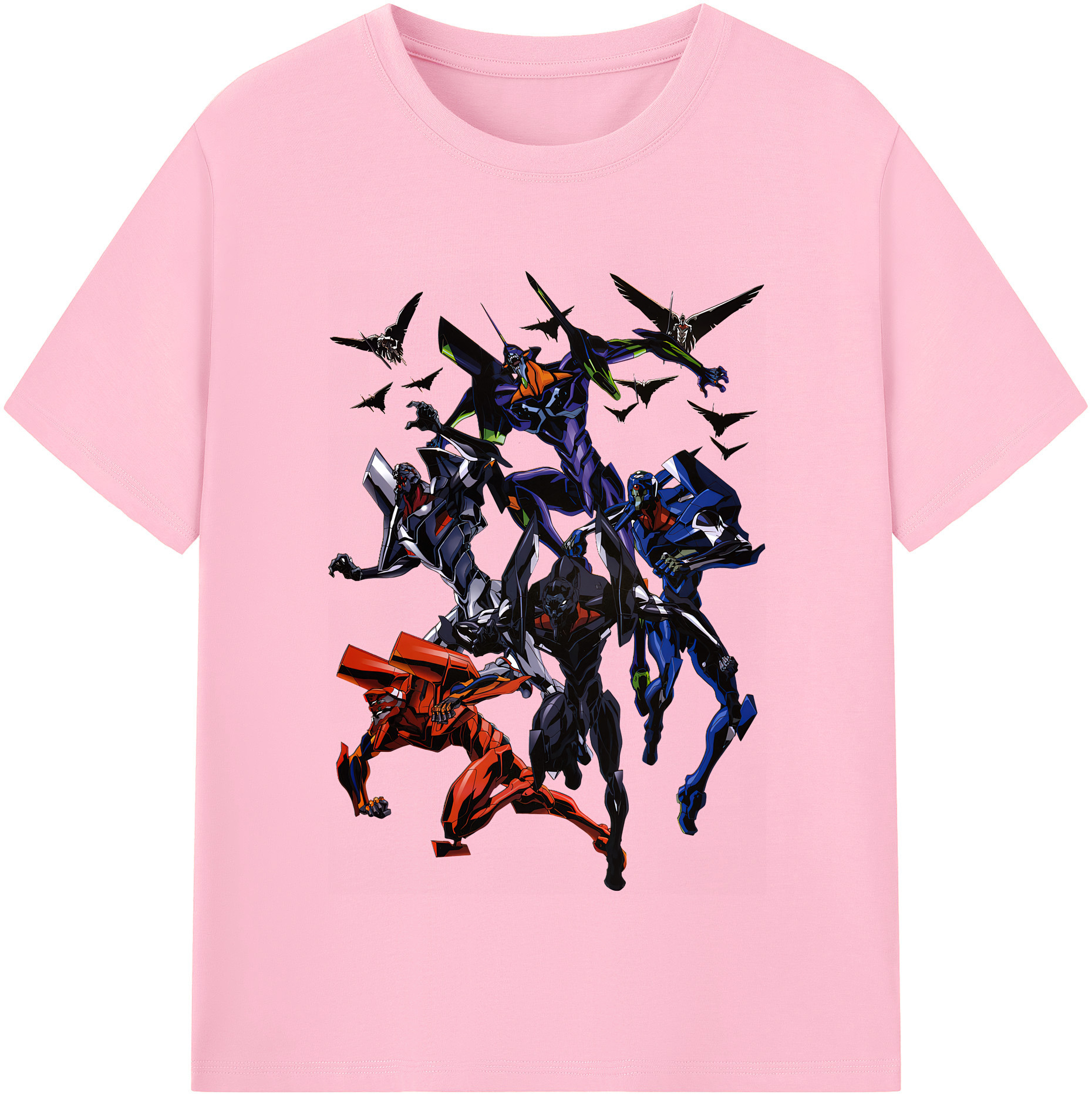 （画像用） EVA 新世紀エヴァンゲリオン 綿100％半袖Tシャツ（フロントプリント）