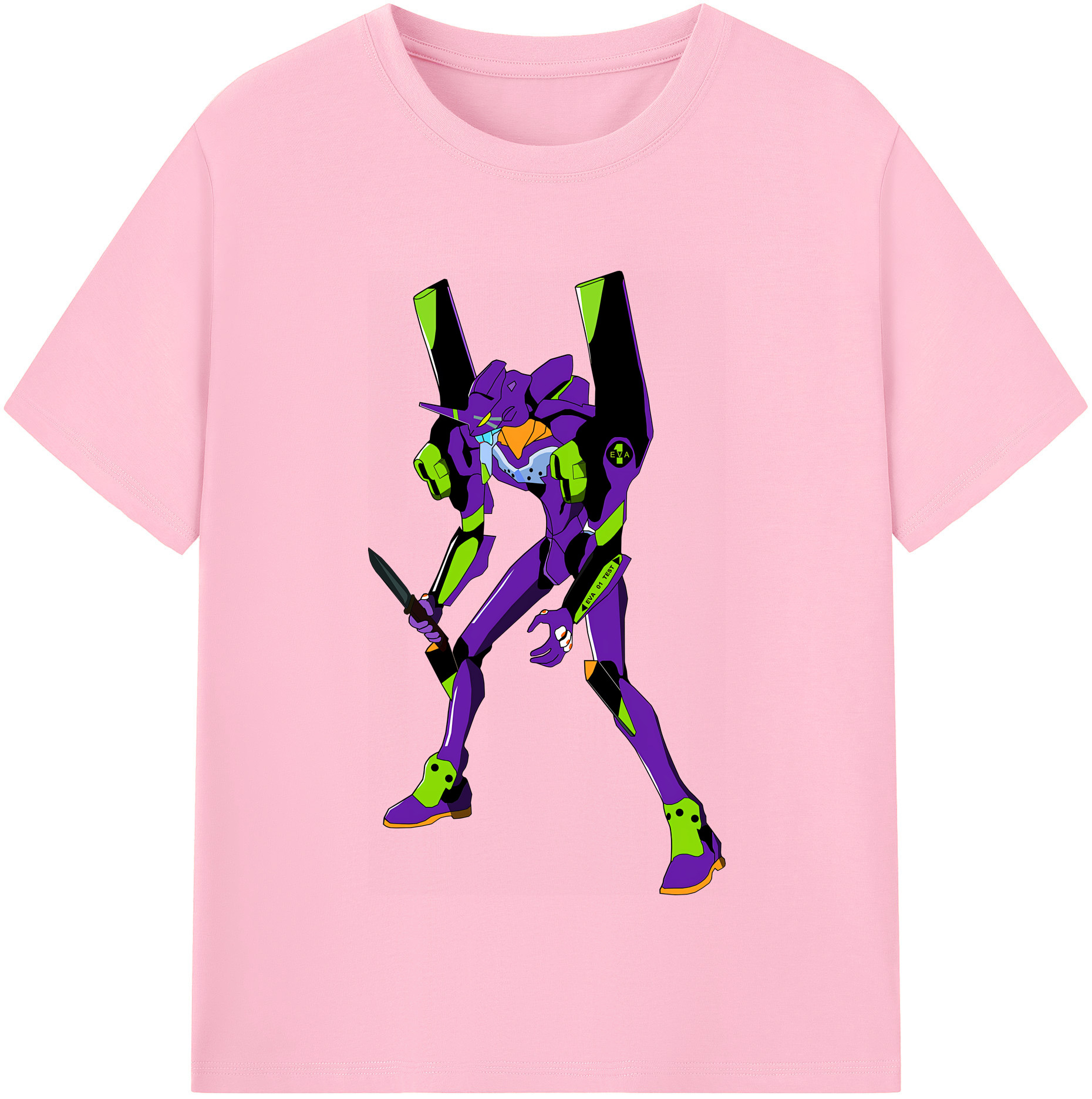 （画像用） EVA 新世紀エヴァンゲリオン 綿100％半袖Tシャツ（フロントプリント）