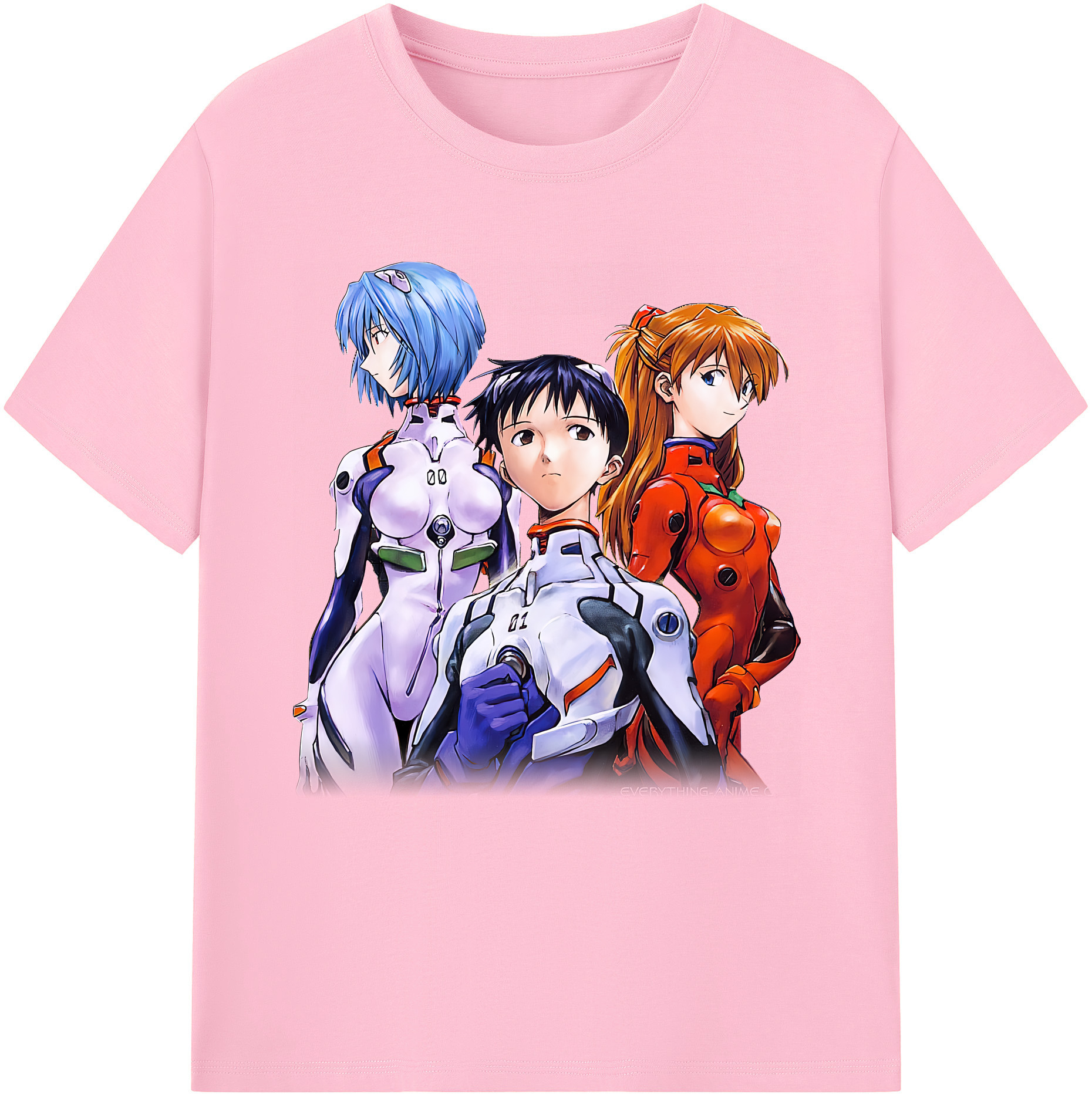 （画像用） EVA 新世紀エヴァンゲリオン 綿100％半袖Tシャツ（フロントプリント）