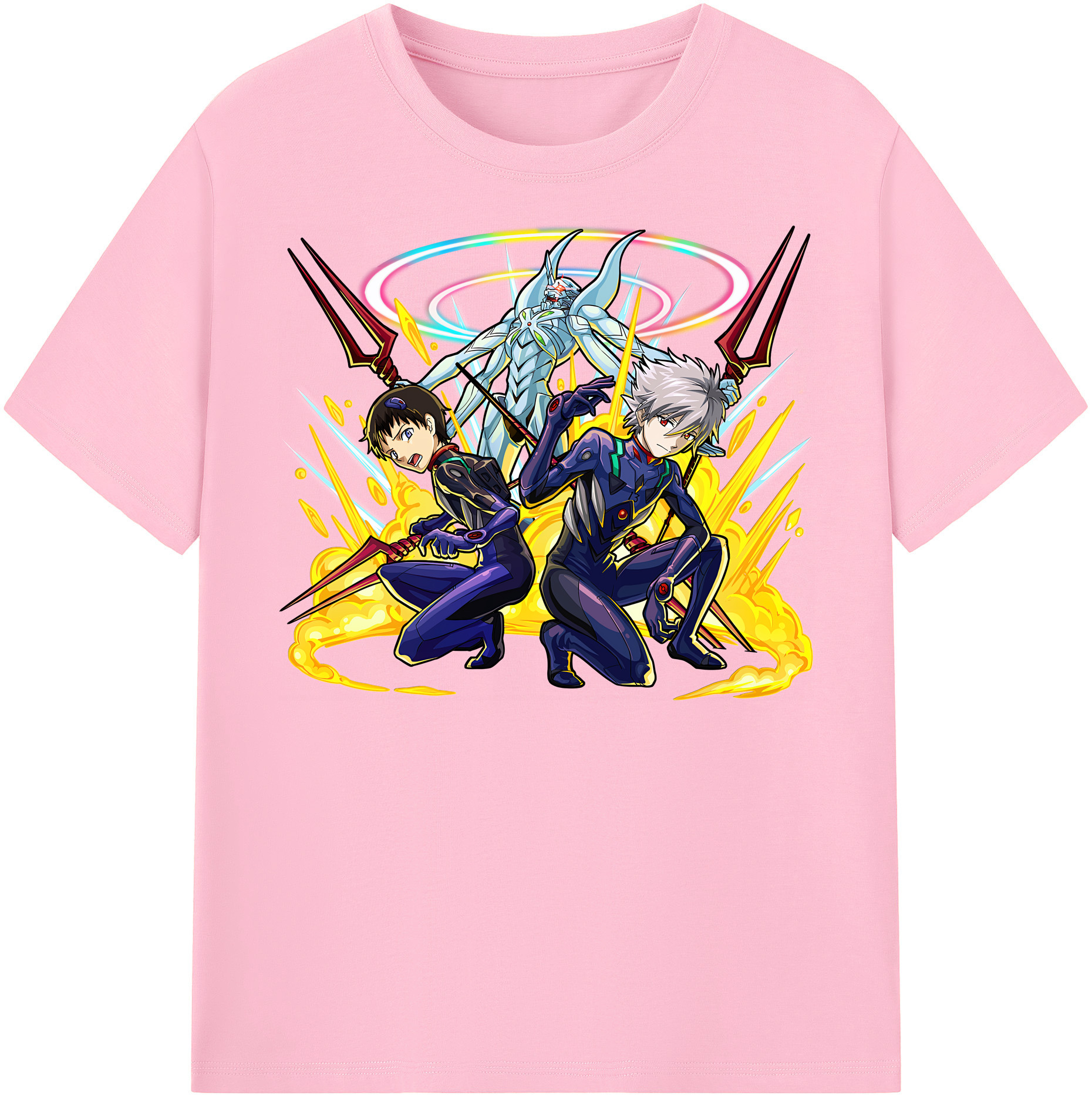 （画像用） EVA 新世紀エヴァンゲリオン 綿100％半袖Tシャツ（フロントプリント）