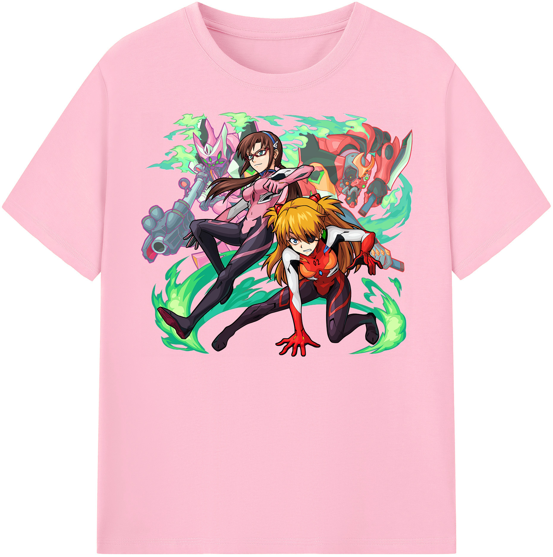 （画像用） EVA 新世紀エヴァンゲリオン 綿100％半袖Tシャツ（フロントプリント）