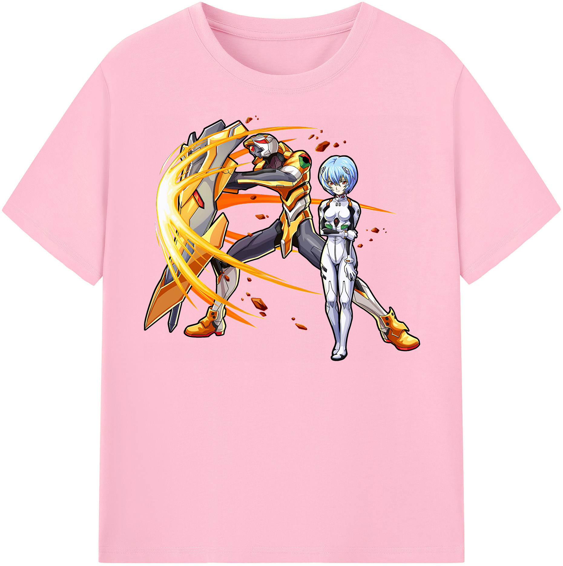 （画像用） EVA 新世紀エヴァンゲリオン 綿100％半袖Tシャツ（フロントプリント）