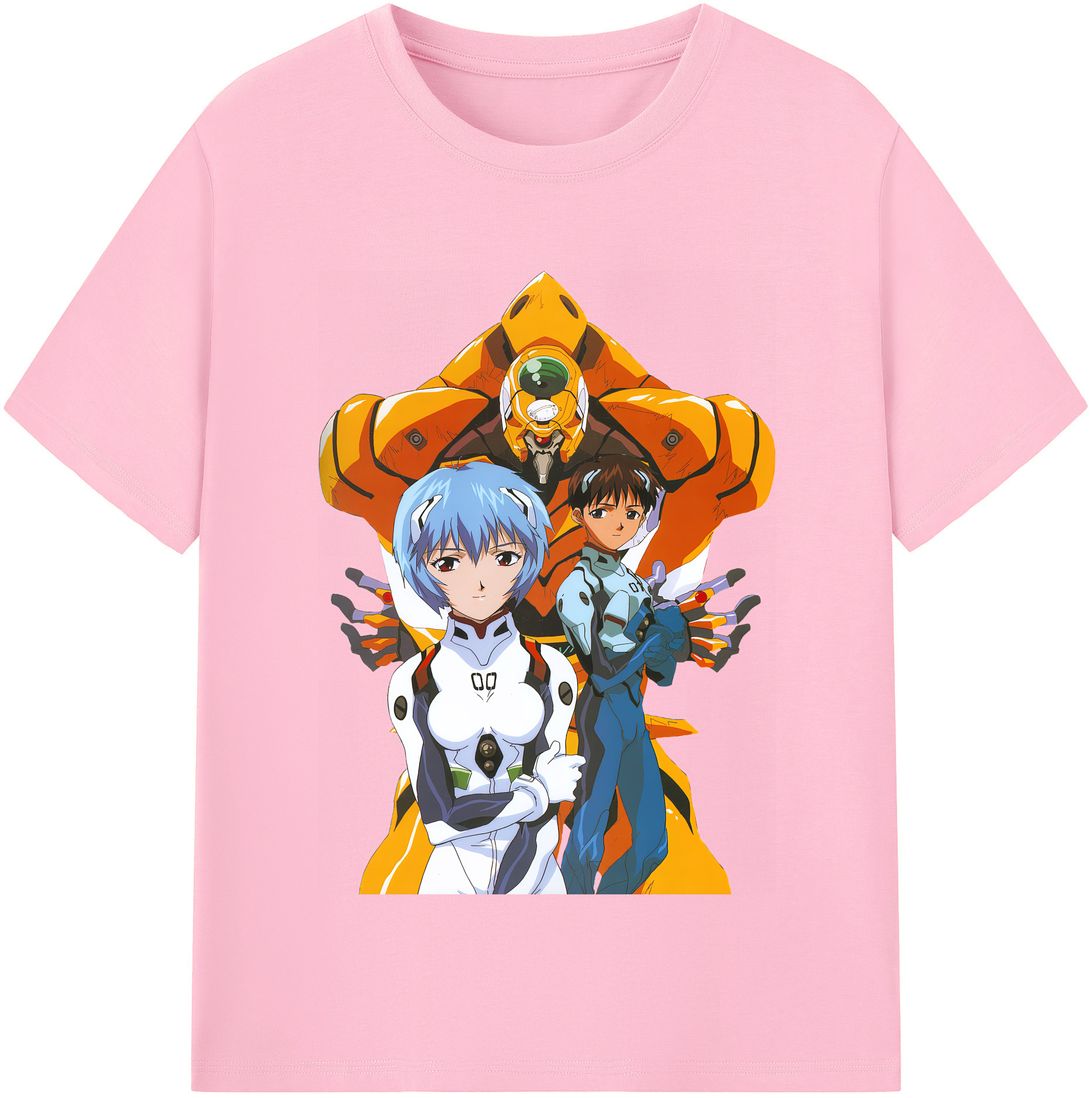 （画像用） EVA 新世紀エヴァンゲリオン 綿100％半袖Tシャツ（フロントプリント）