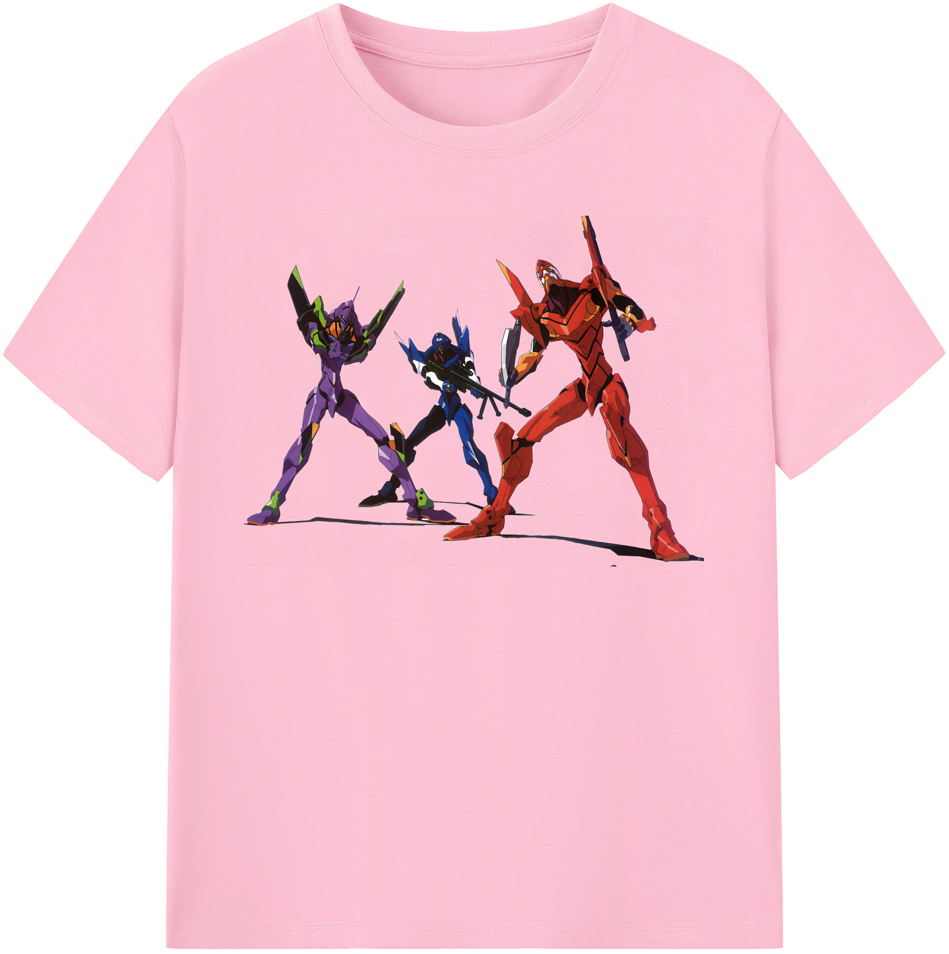 （画像用） EVA 新世紀エヴァンゲリオン 綿100％半袖Tシャツ（フロントプリント）