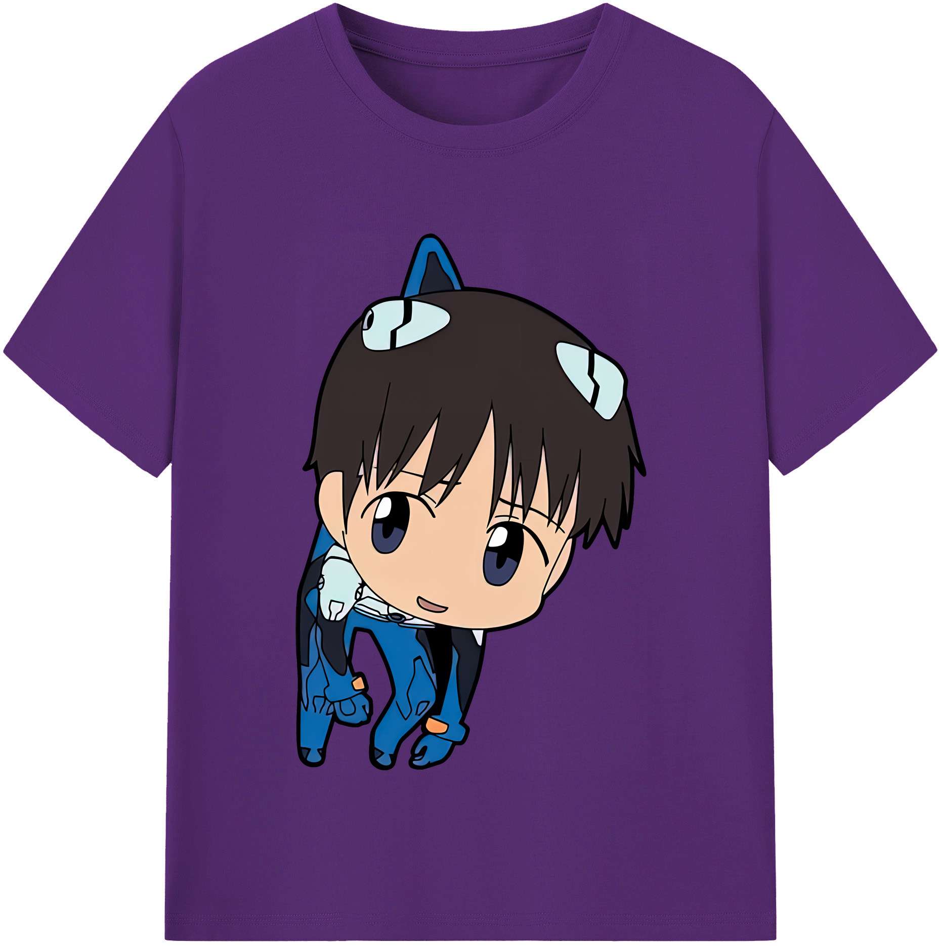 （画像用） EVA 新世紀エヴァンゲリオン 綿100％半袖Tシャツ（フロントプリント）