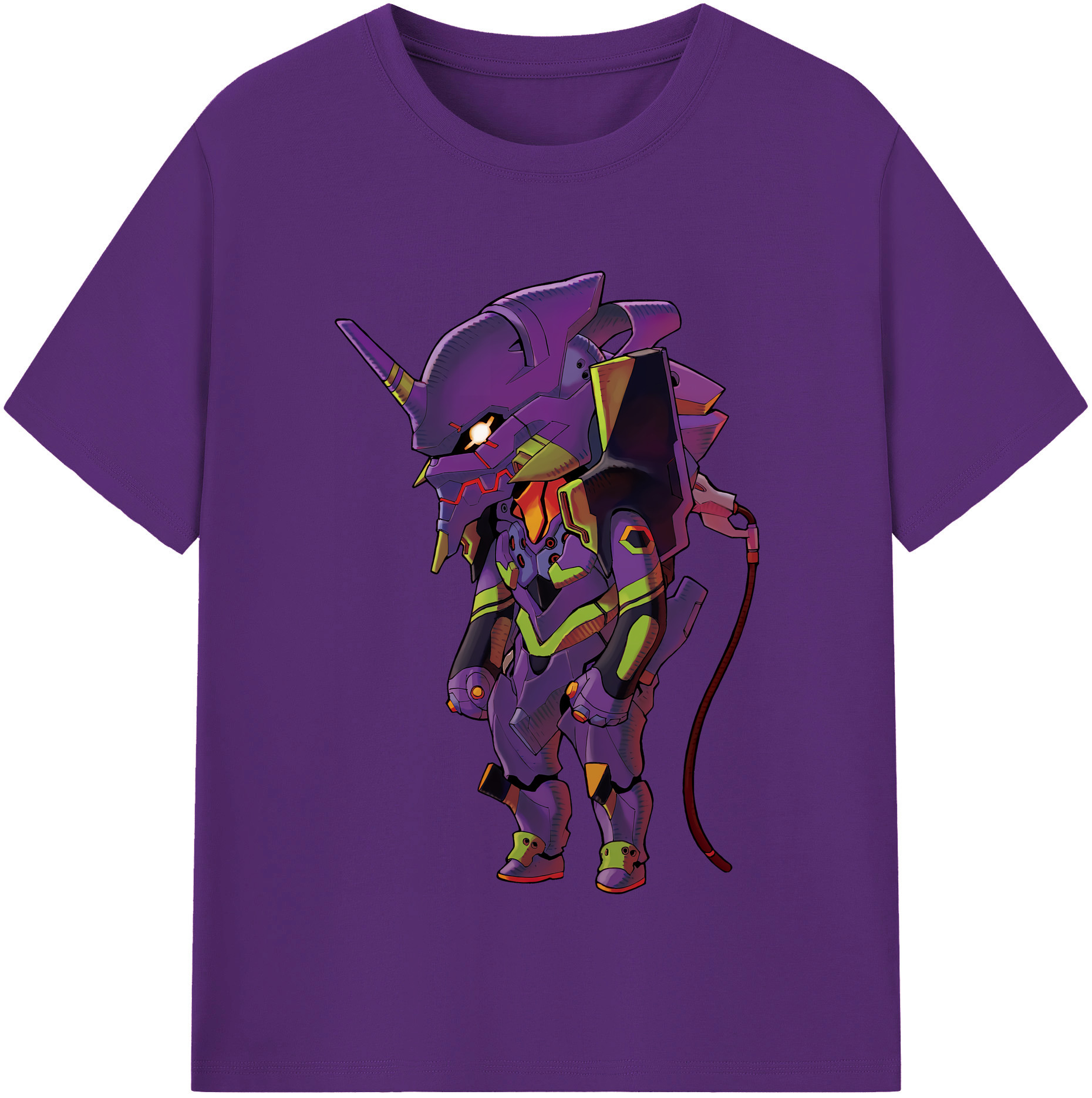 （画像用） EVA 新世紀エヴァンゲリオン 綿100％半袖Tシャツ（フロントプリント）