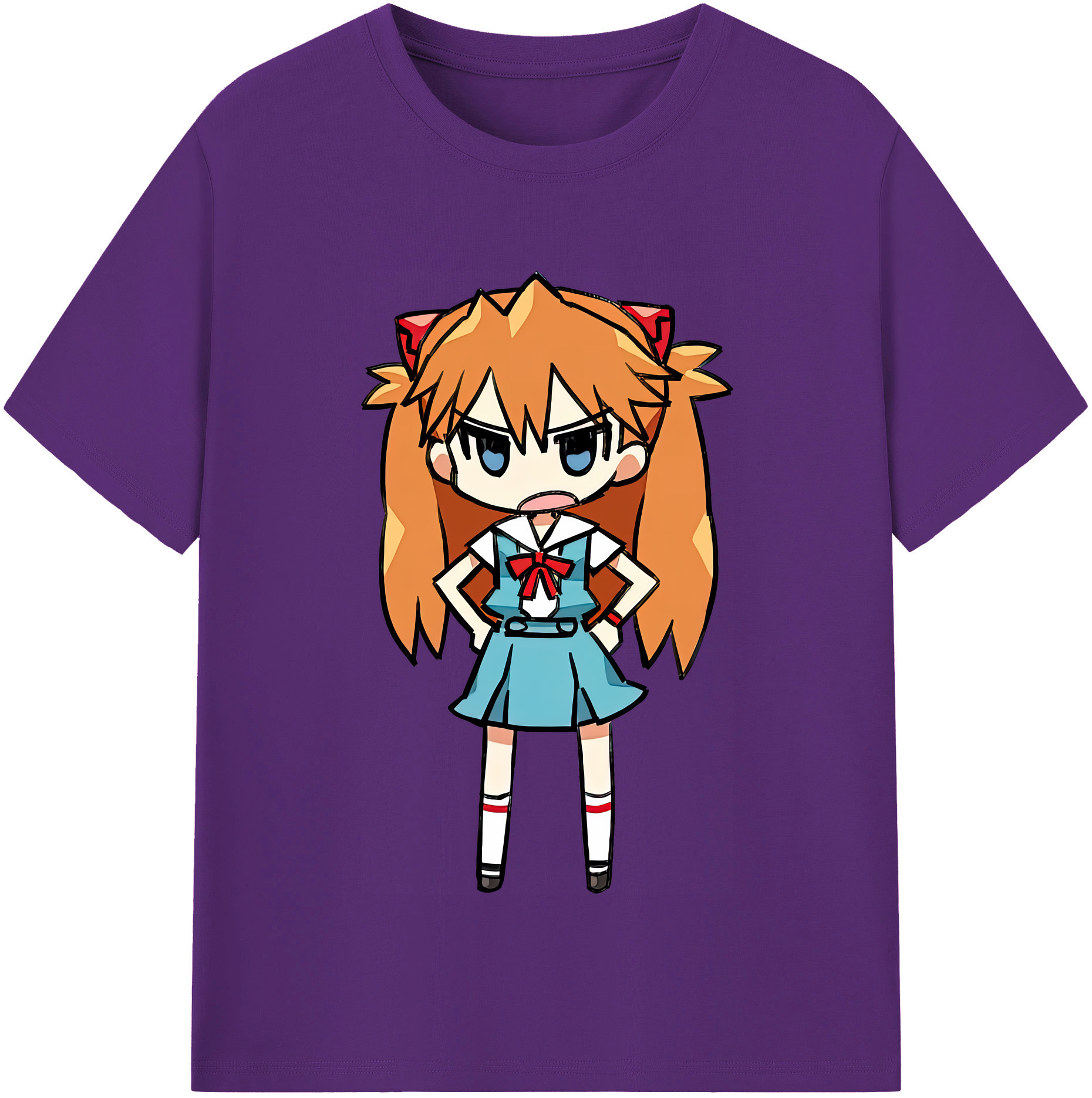 （画像用） EVA 新世紀エヴァンゲリオン 綿100％半袖Tシャツ（フロントプリント）