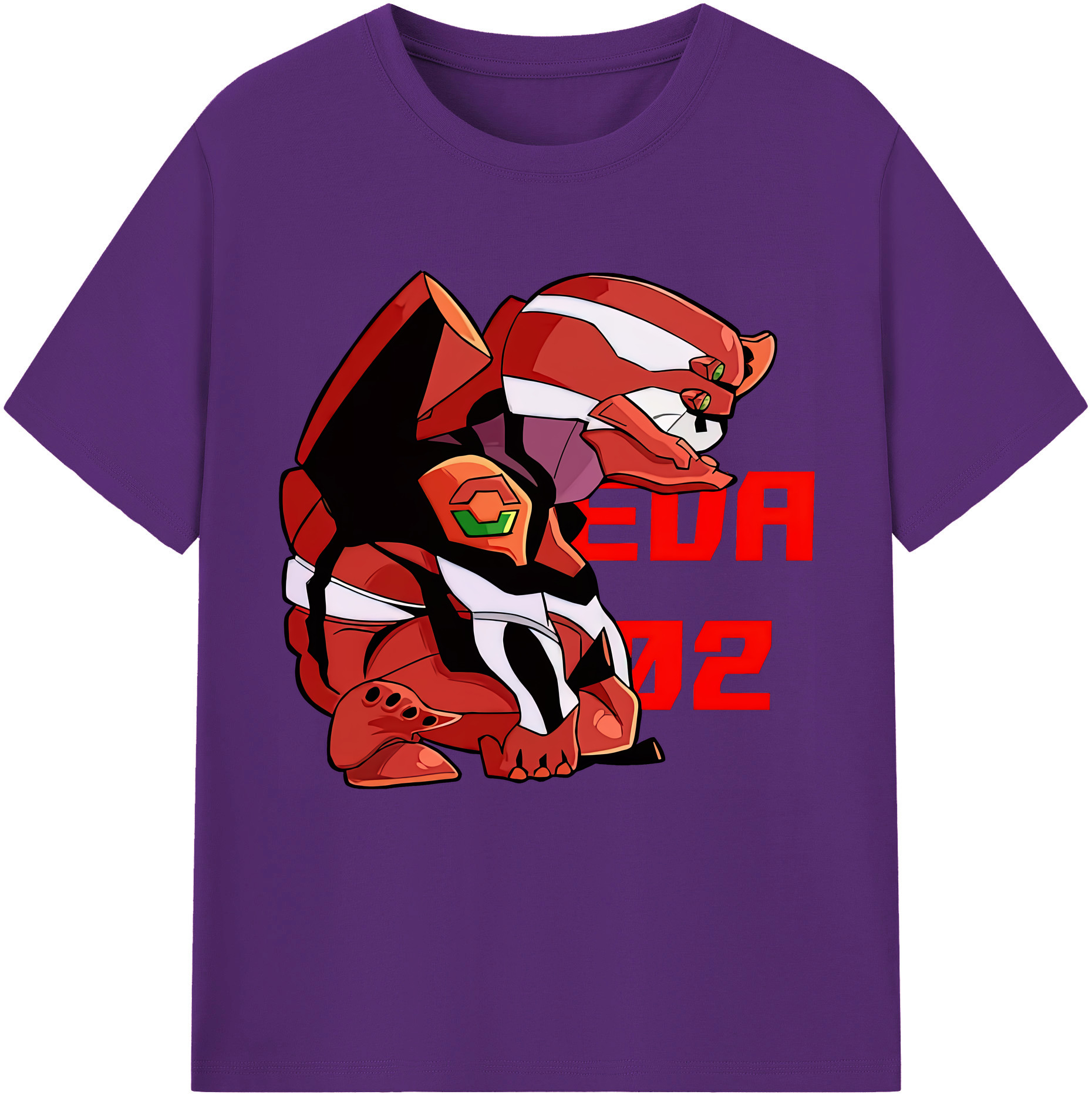 （画像用） EVA 新世紀エヴァンゲリオン 綿100％半袖Tシャツ（フロントプリント）