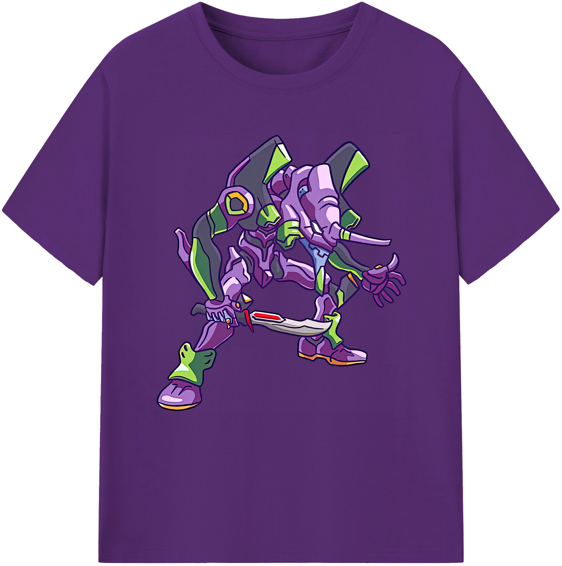 （画像用） EVA 新世紀エヴァンゲリオン 綿100％半袖Tシャツ（フロントプリント）