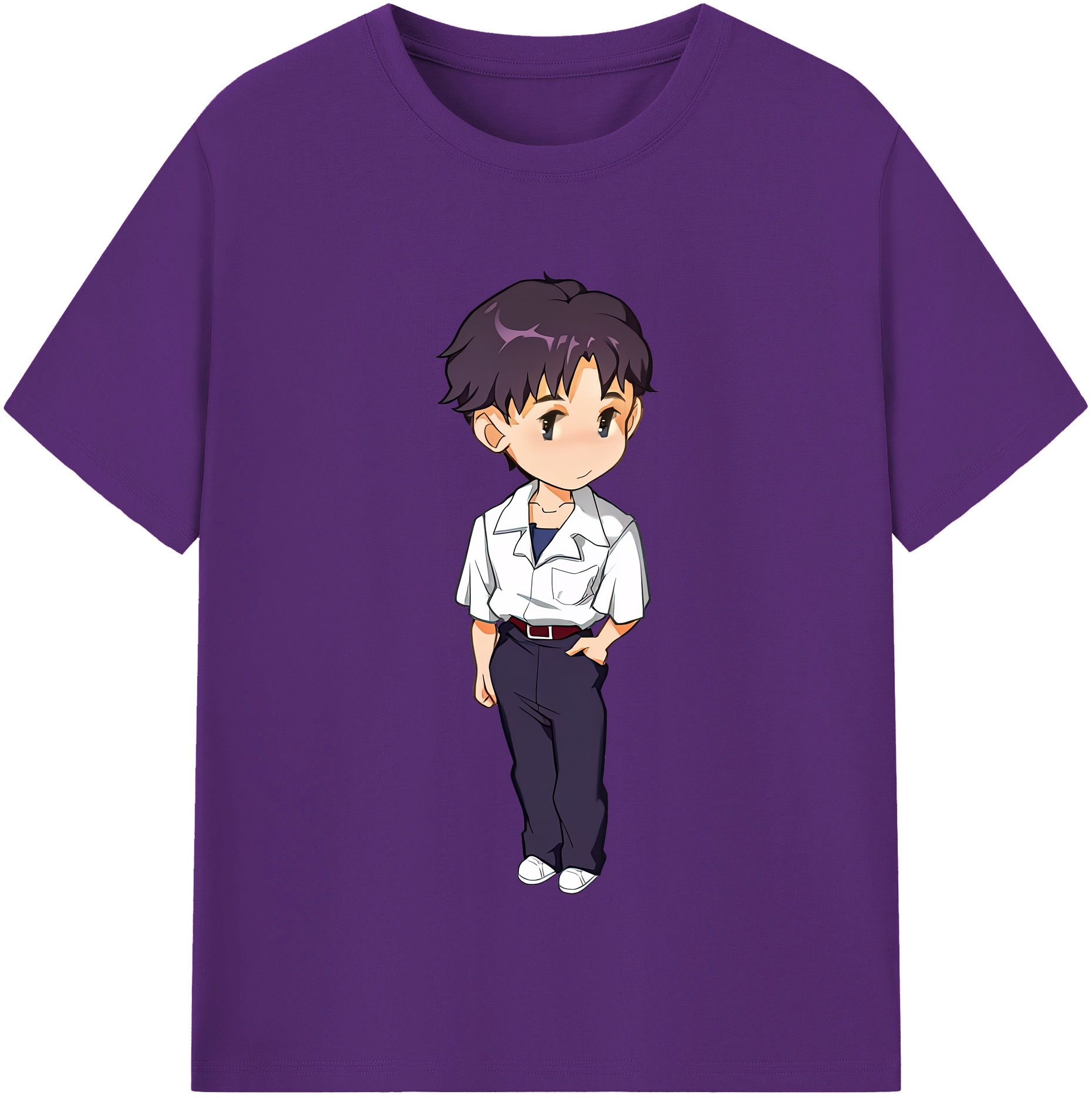 （画像用） EVA 新世紀エヴァンゲリオン 綿100％半袖Tシャツ（フロントプリント）