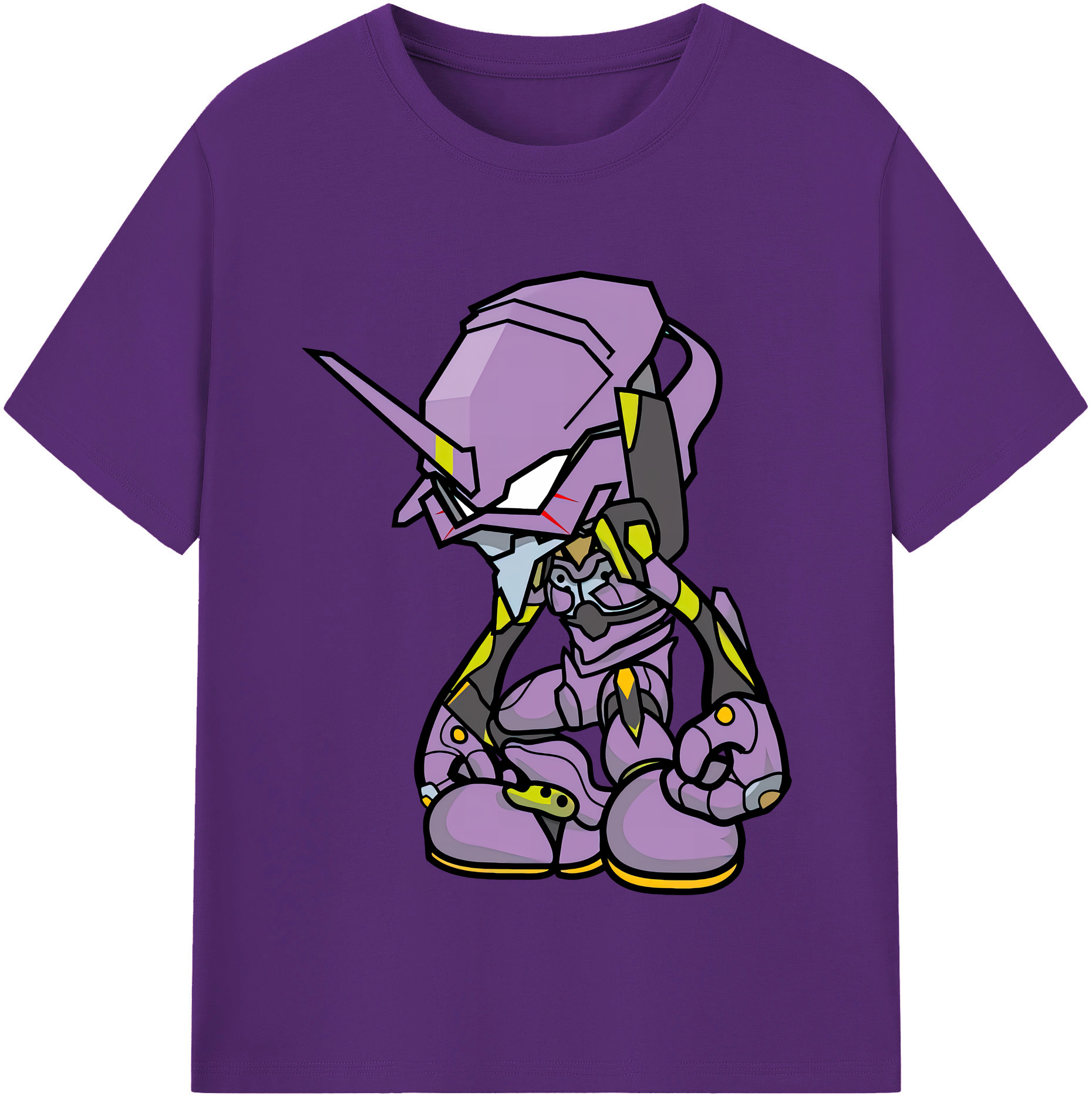 （画像用） EVA 新世紀エヴァンゲリオン 綿100％半袖Tシャツ（フロントプリント）