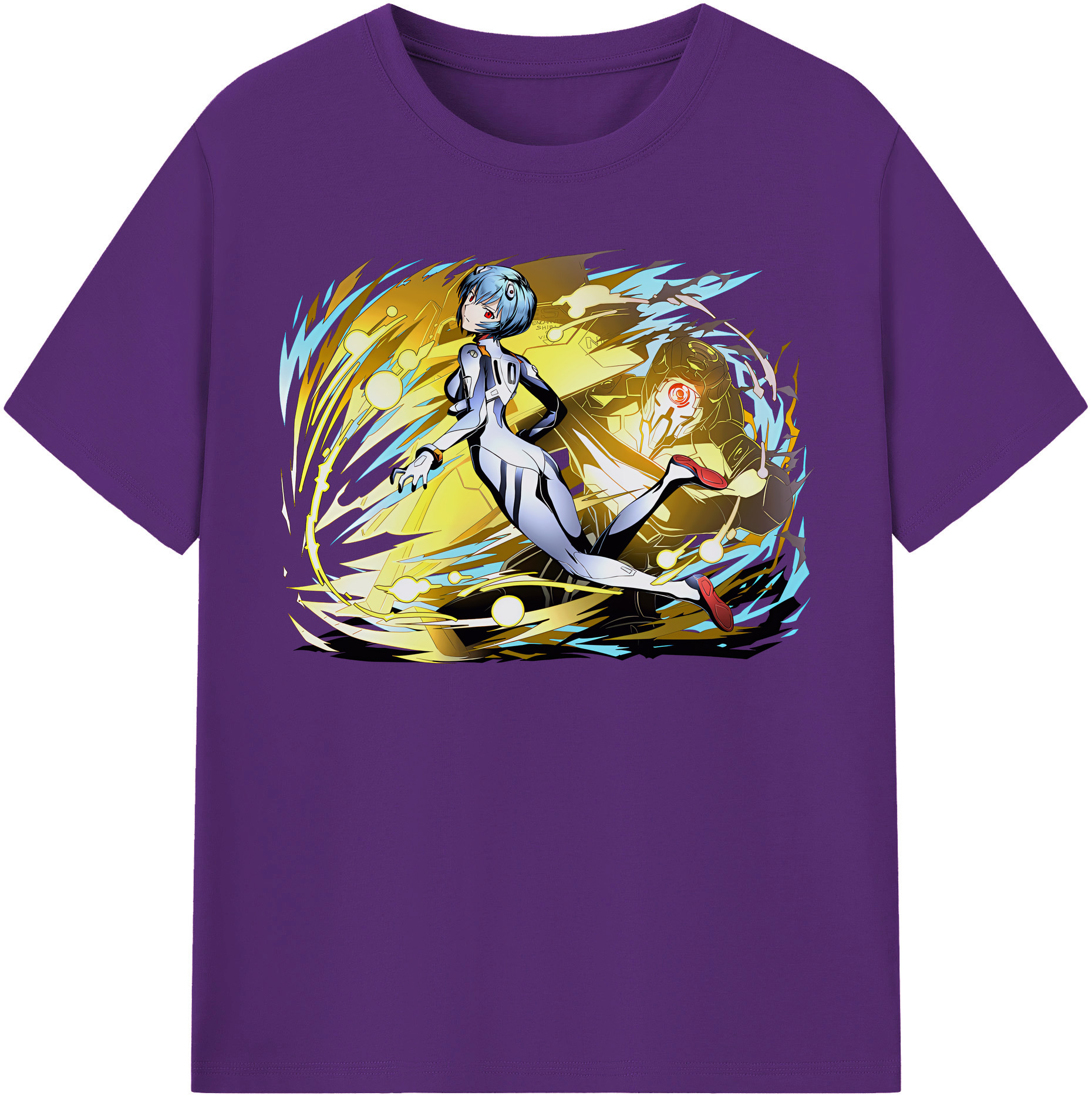 （画像用） EVA 新世紀エヴァンゲリオン 綿100％半袖Tシャツ（フロントプリント）