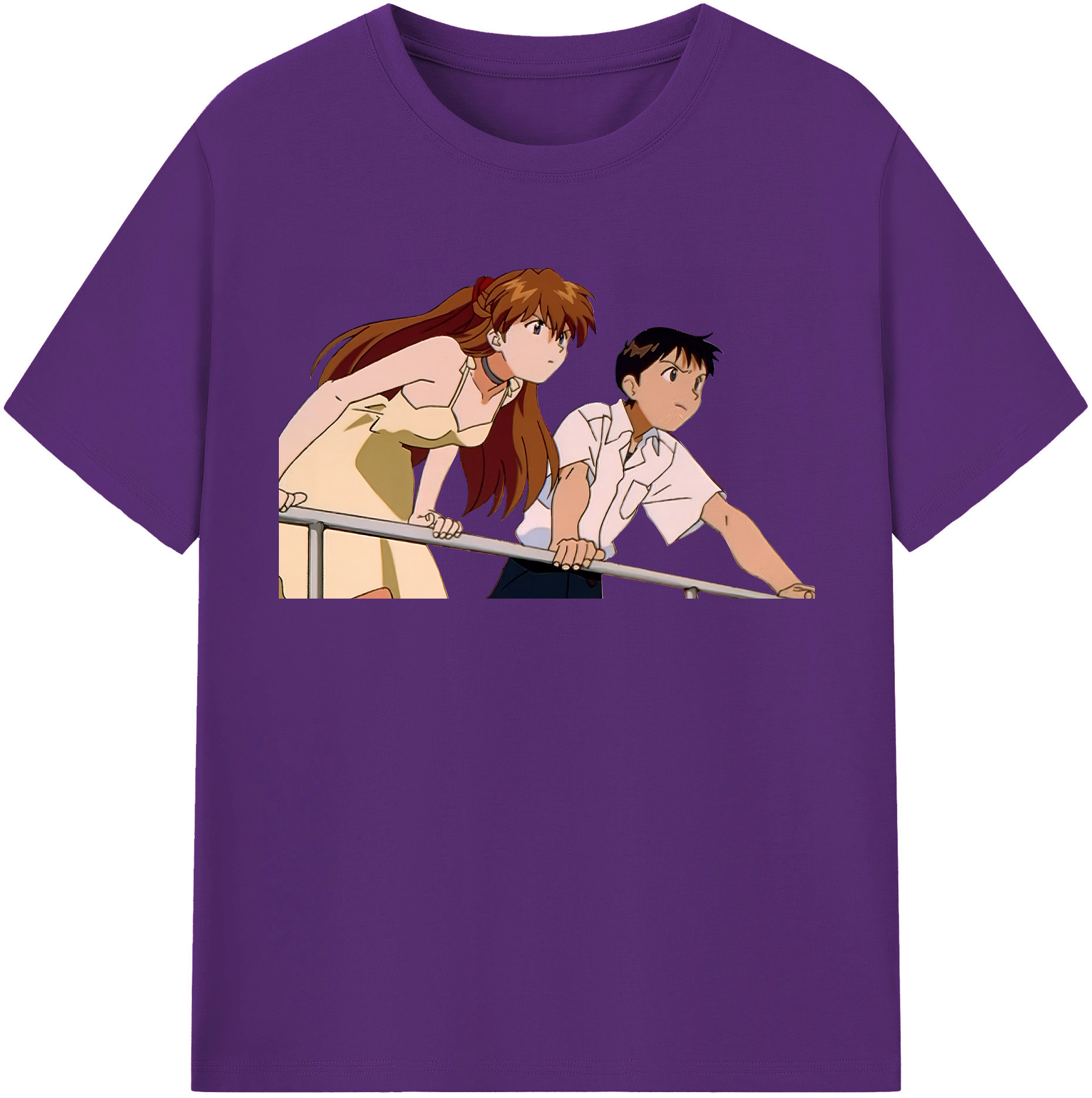 （画像用） EVA 新世紀エヴァンゲリオン 綿100％半袖Tシャツ（フロントプリント）