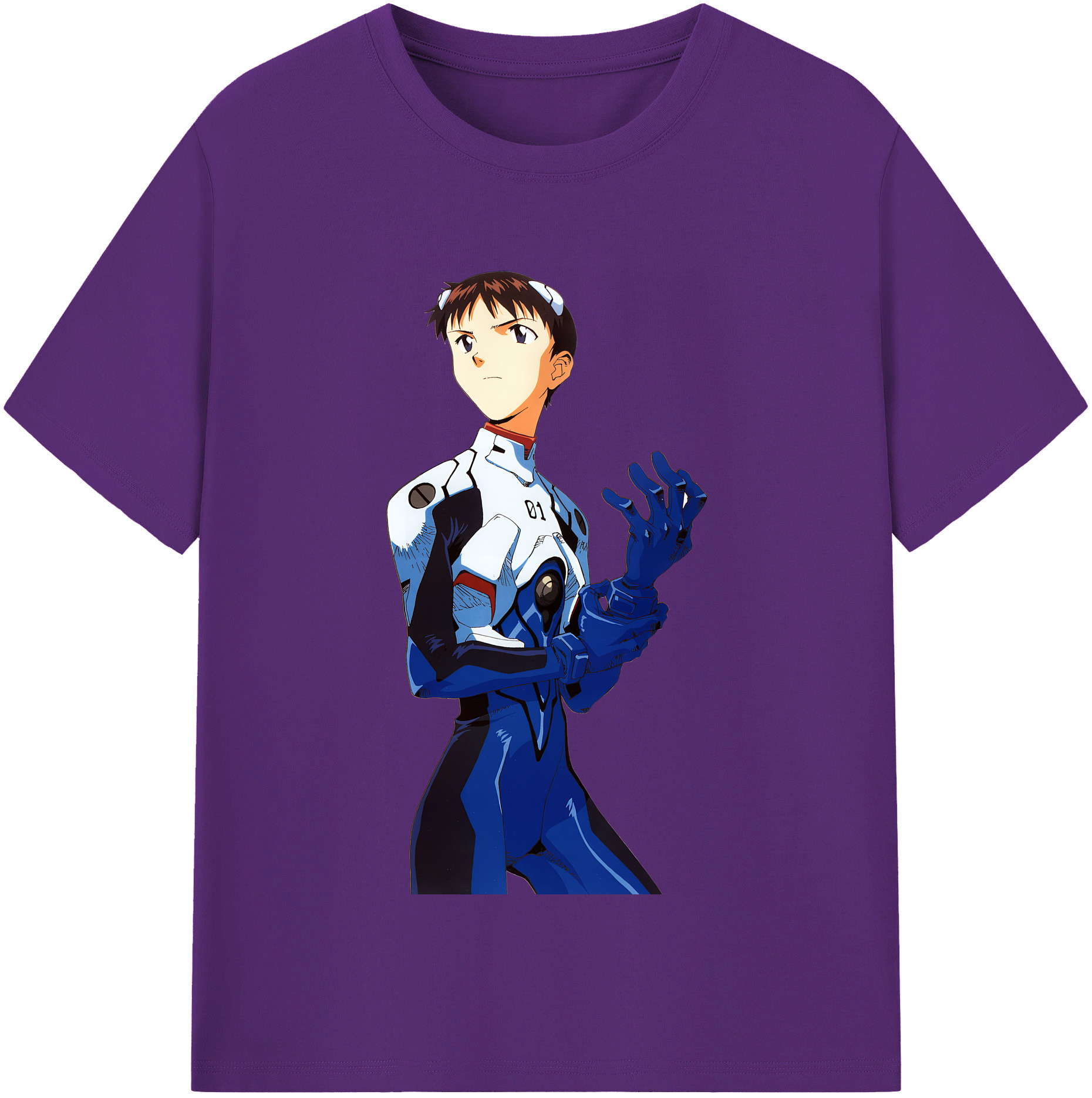 （画像用） EVA 新世紀エヴァンゲリオン 綿100％半袖Tシャツ（フロントプリント）