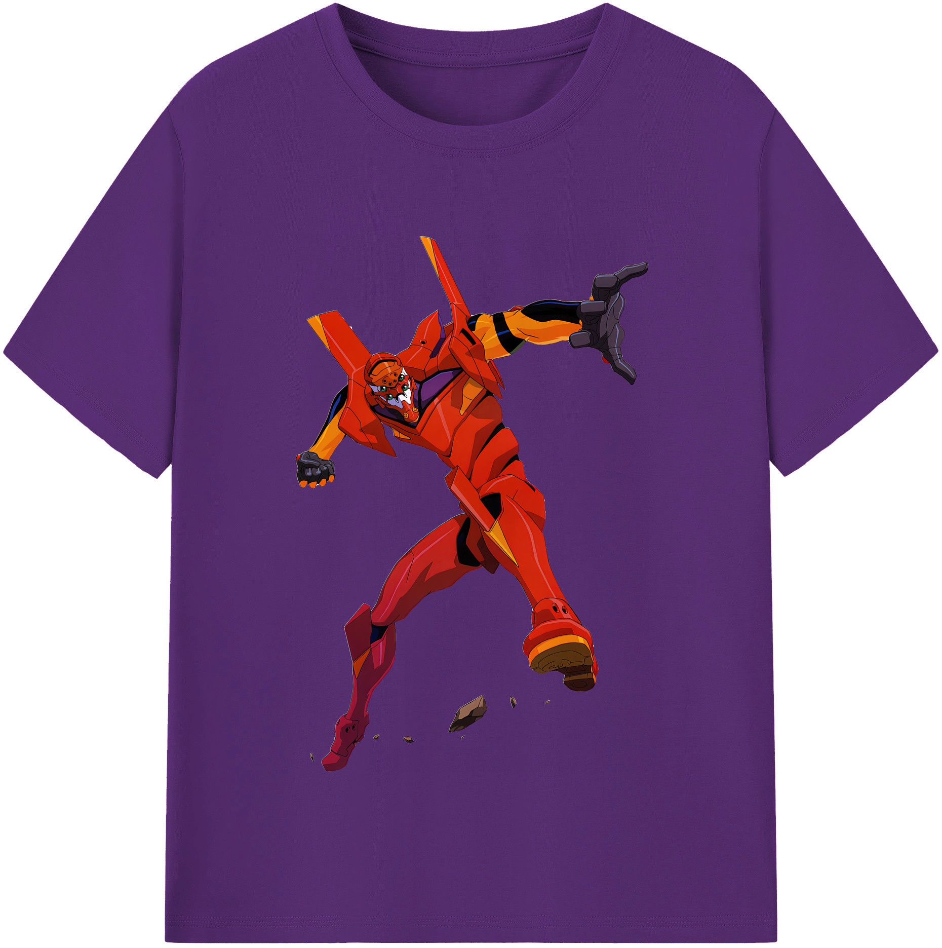 （画像用） EVA 新世紀エヴァンゲリオン 綿100％半袖Tシャツ（フロントプリント）
