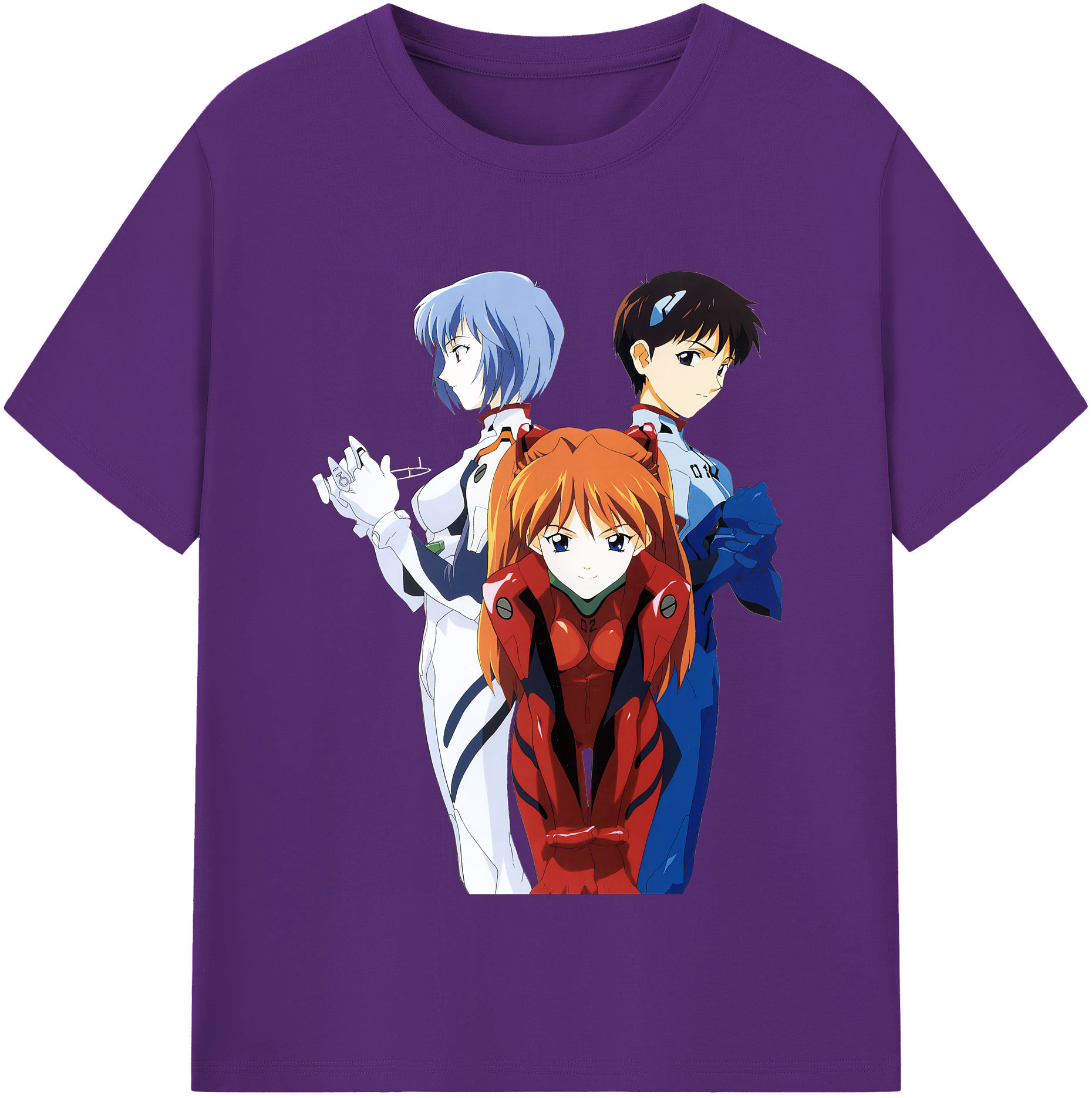 （画像用） EVA 新世紀エヴァンゲリオン 綿100％半袖Tシャツ（フロントプリント）